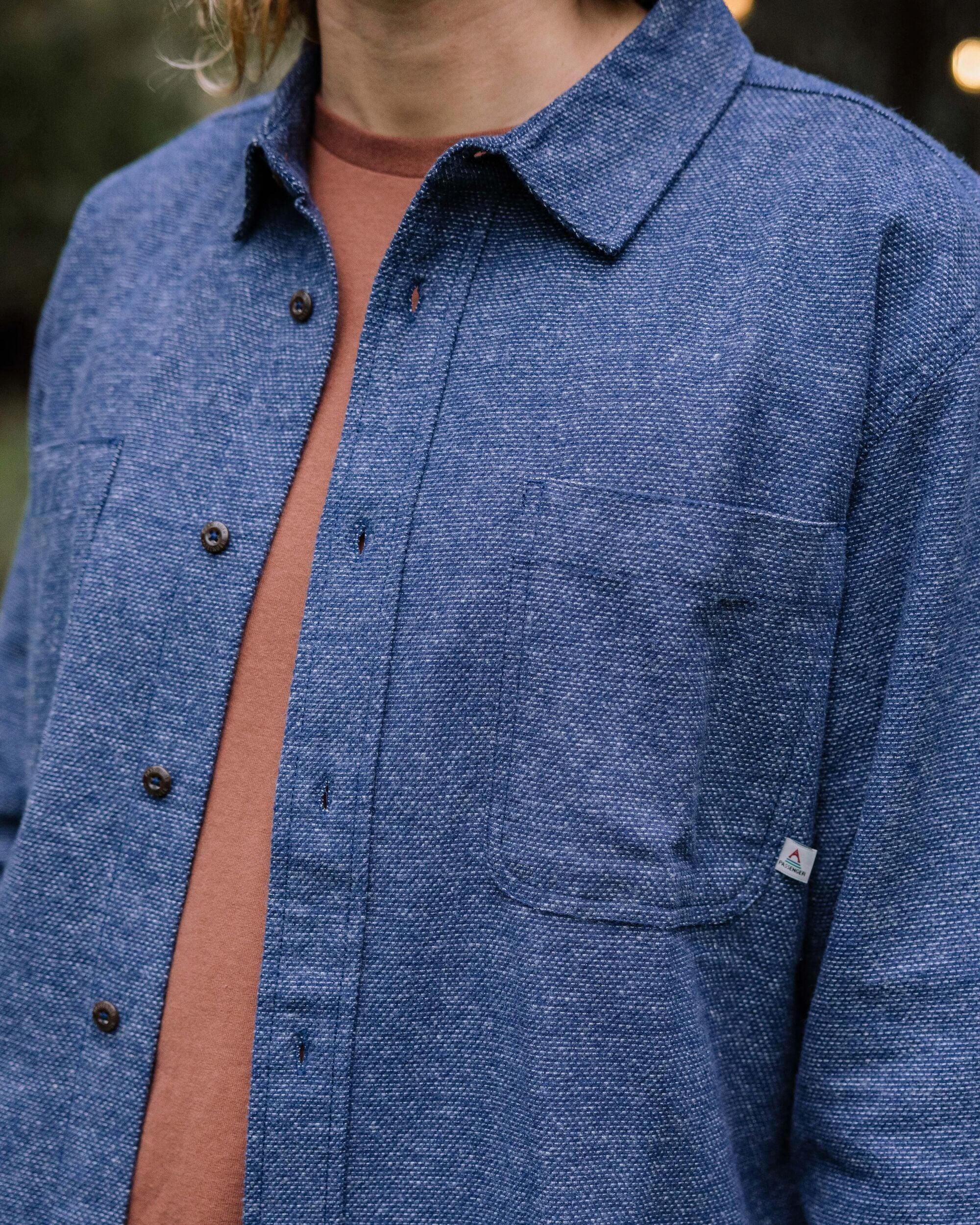 Backcountry Flannel Shirt - Rich Navy/Birch - Image 4