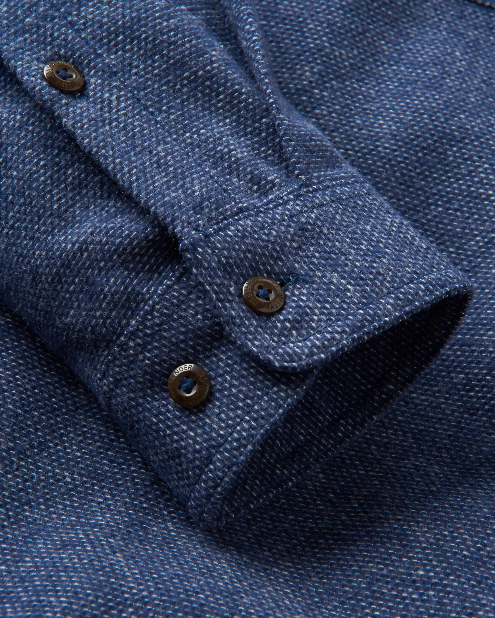 Backcountry Flannel Shirt - Rich Navy/Birch - Image 9