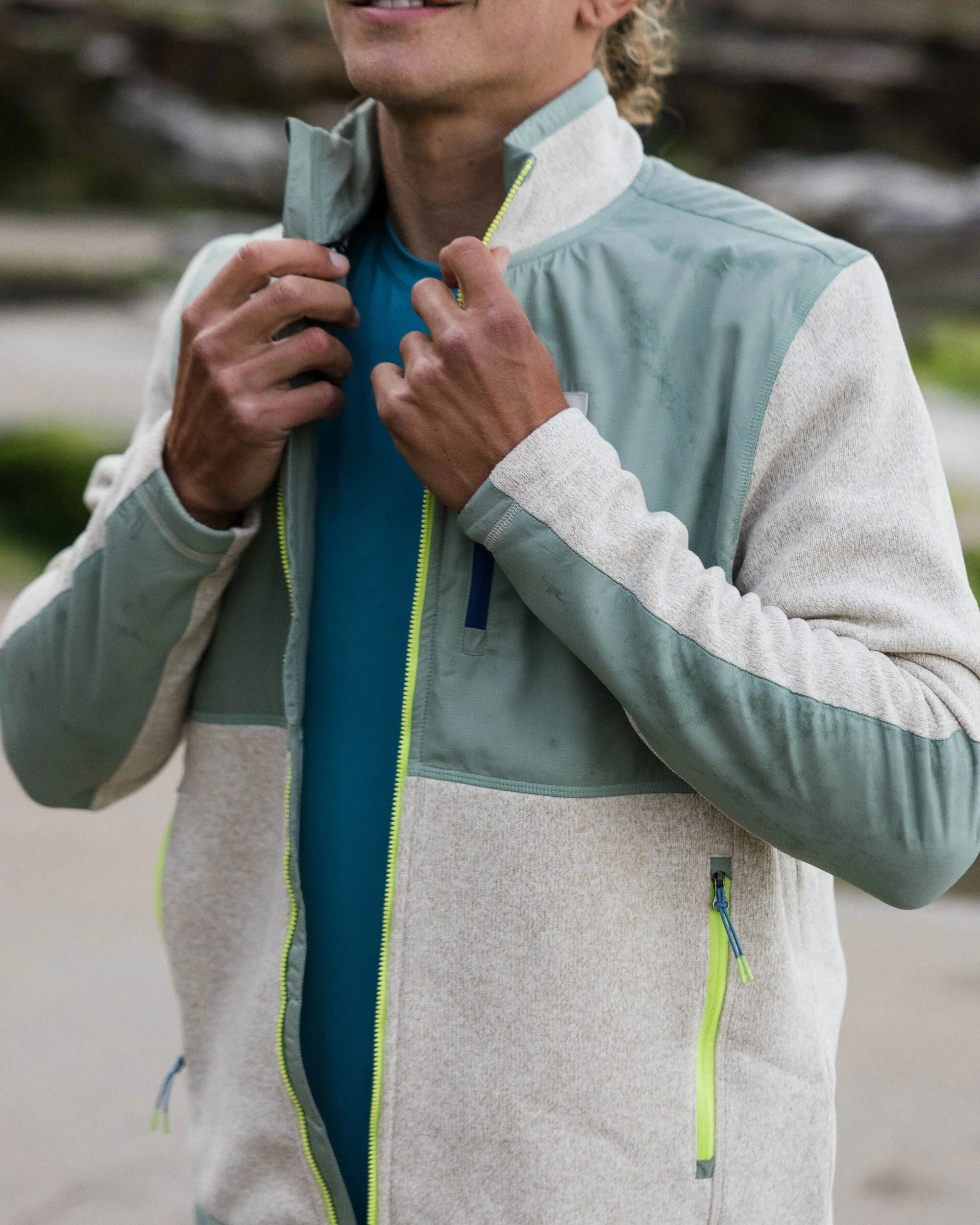 Men's Backroads Polartec® Fleece - Birch Marl - Image 4