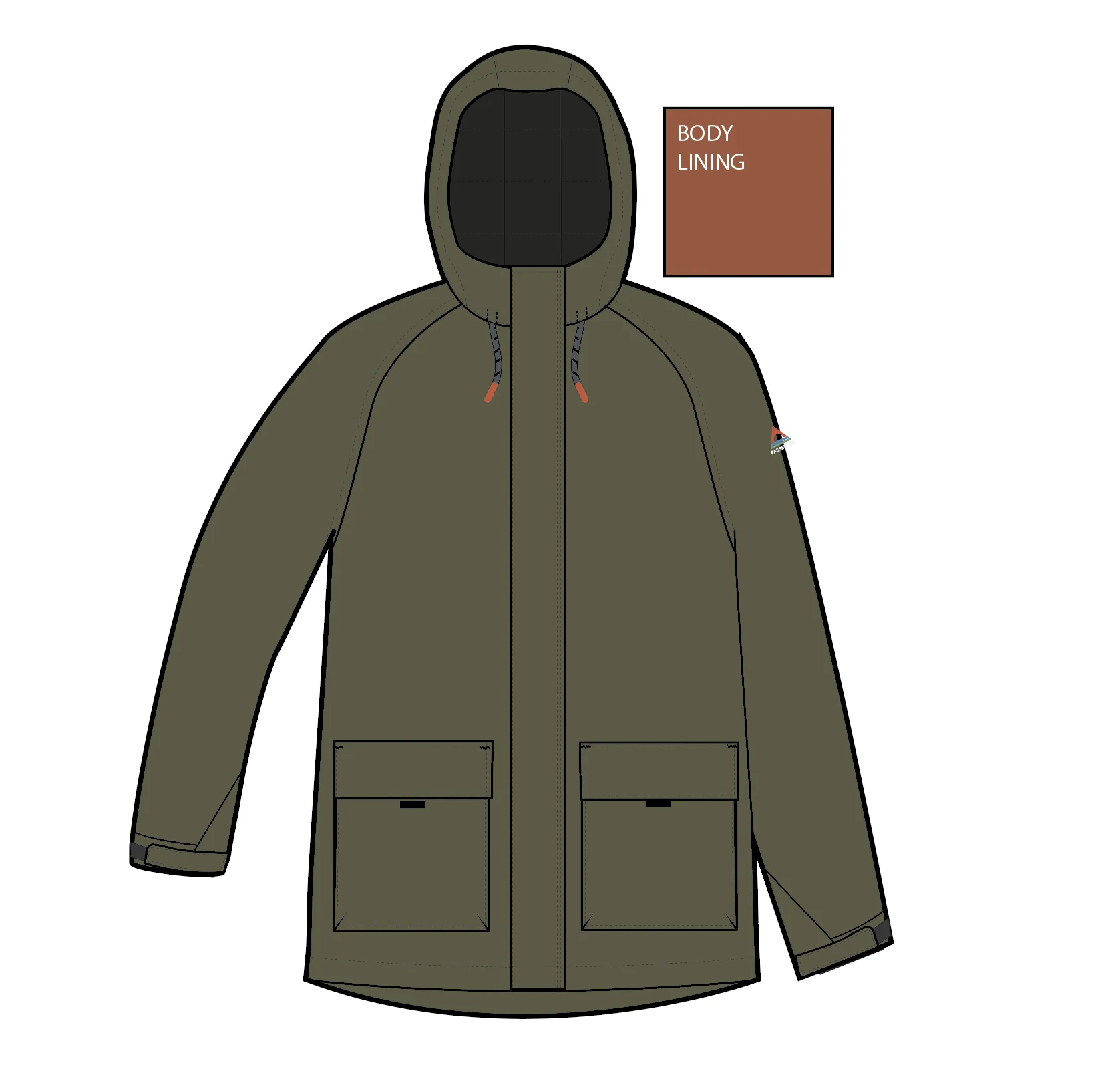 Baltic Insulated Parka - Khaki - Image 11