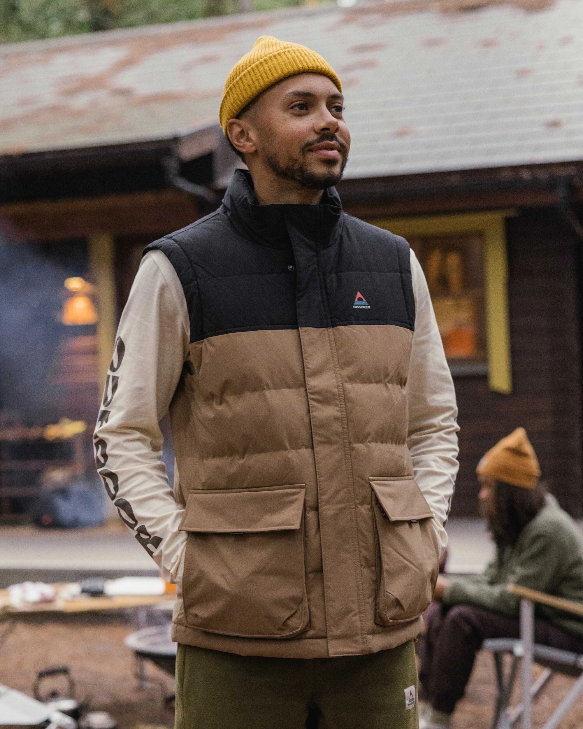 Baltic Insulated Gilet - Caramel/Black - Image 3