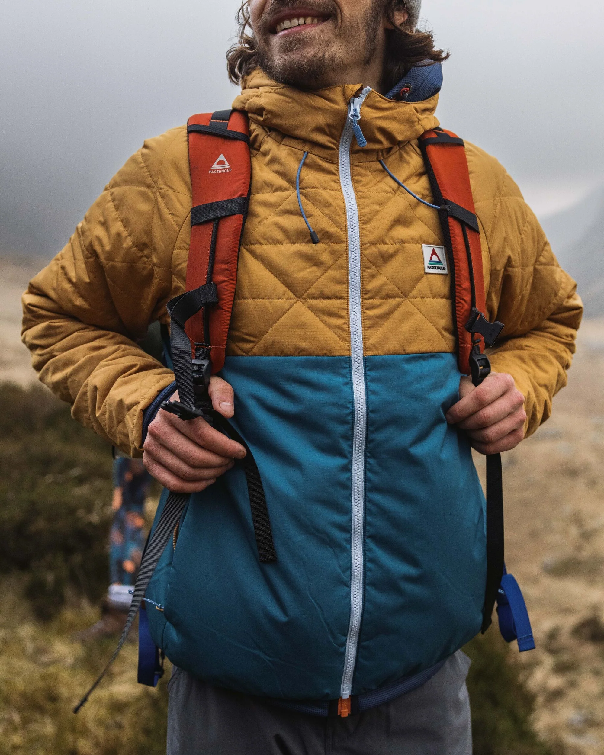 Base Thermore® Insulated Jacket - Dusty Ochre/ Corsair Blue - Image 6