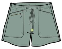 Basswood Organic Cotton Shorts - Pistachio - Image 10