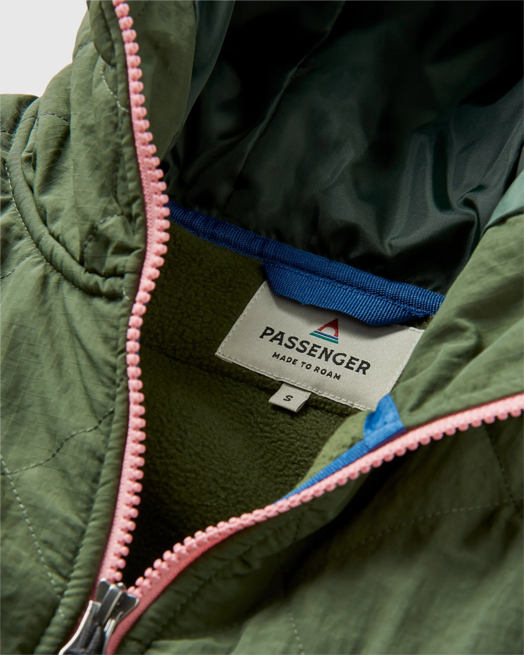 Beaumont Sherpa Hooded Fleece - Abstract Mountain Fir Tree - Image 6