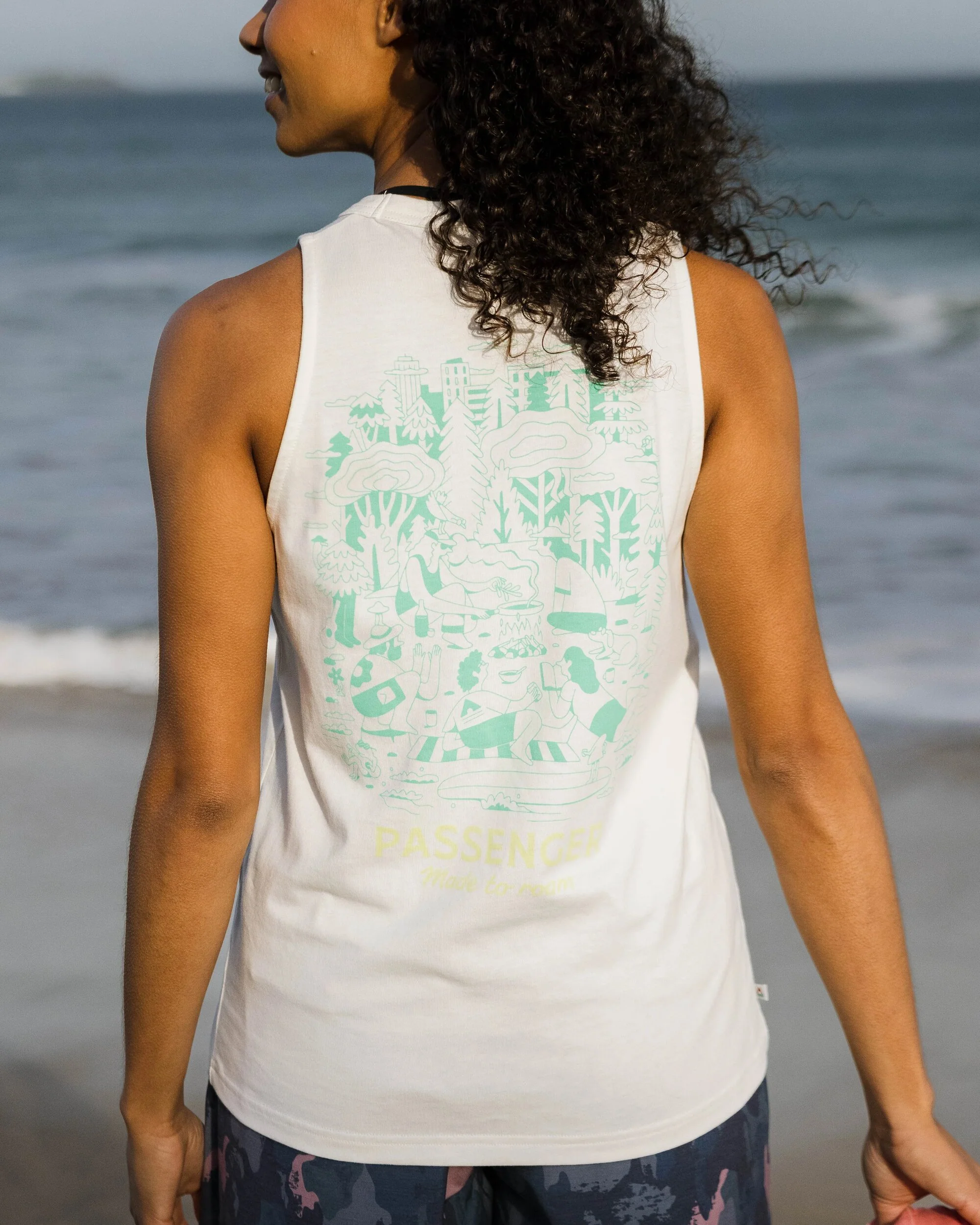 Better Outside Organic Cotton Vest - Marshmallow - Image 3