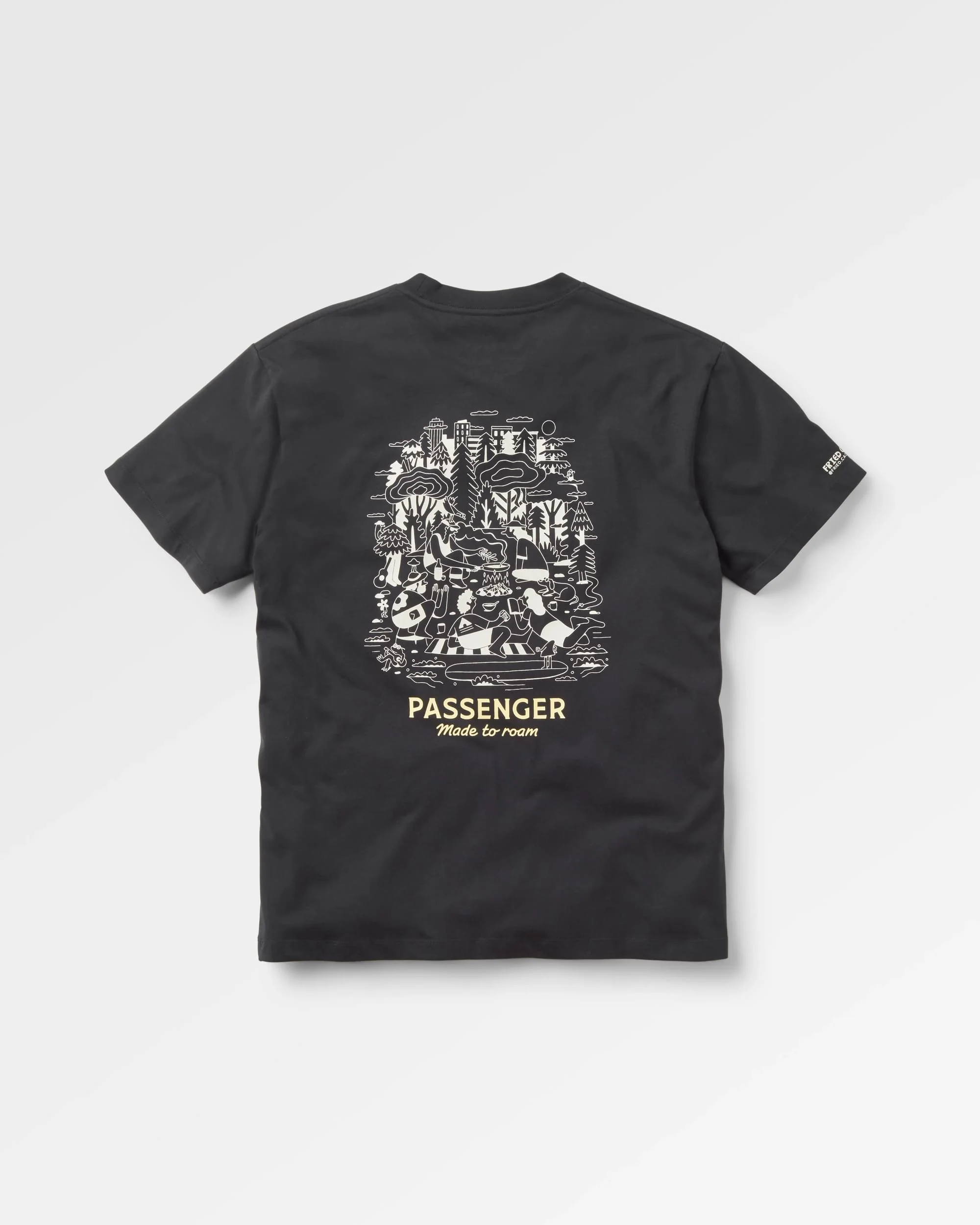 Better Outside Organic Relaxed Fit T-Shirt - Black - Image 2