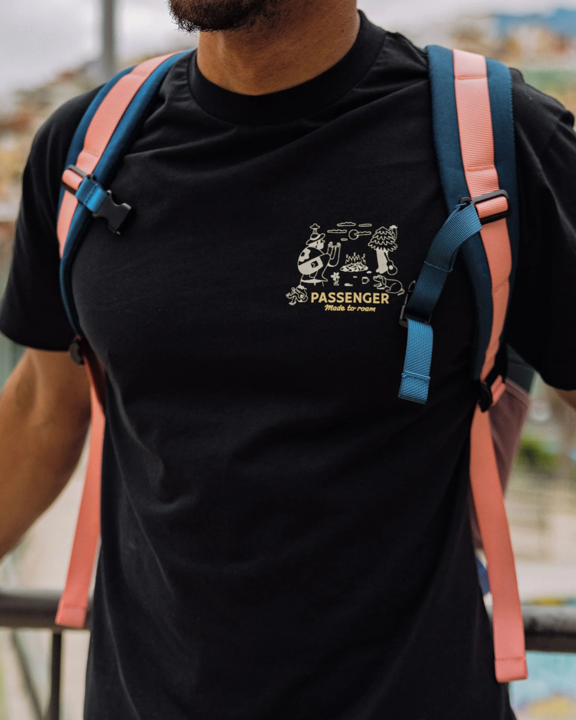 Better Outside Organic Relaxed Fit T-Shirt - Black - Image 3