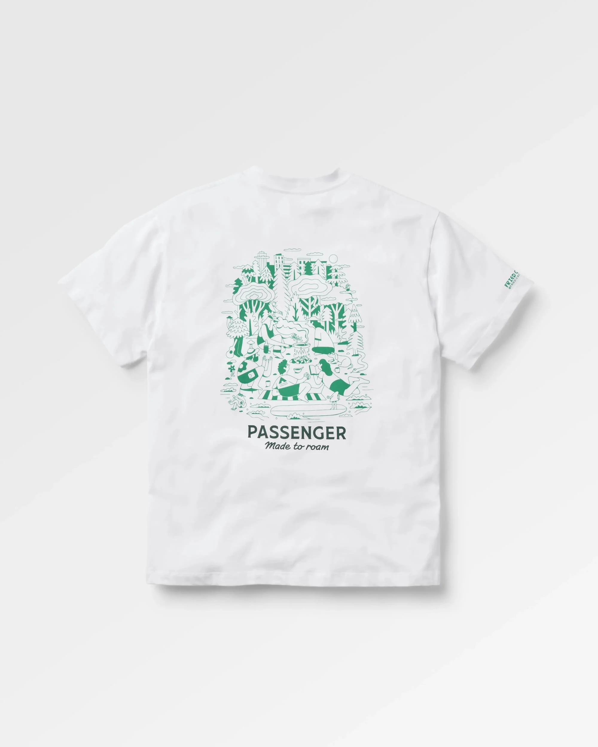 Better Outside Organic Relaxed Fit T-Shirt - White - Image 2