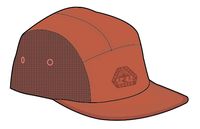 Beyond Organic 5 Panel Cap - Warm Orange - Image 8