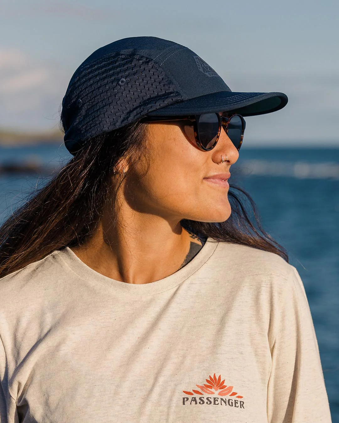 Beyond 5 Panel Cap - Deep Navy
