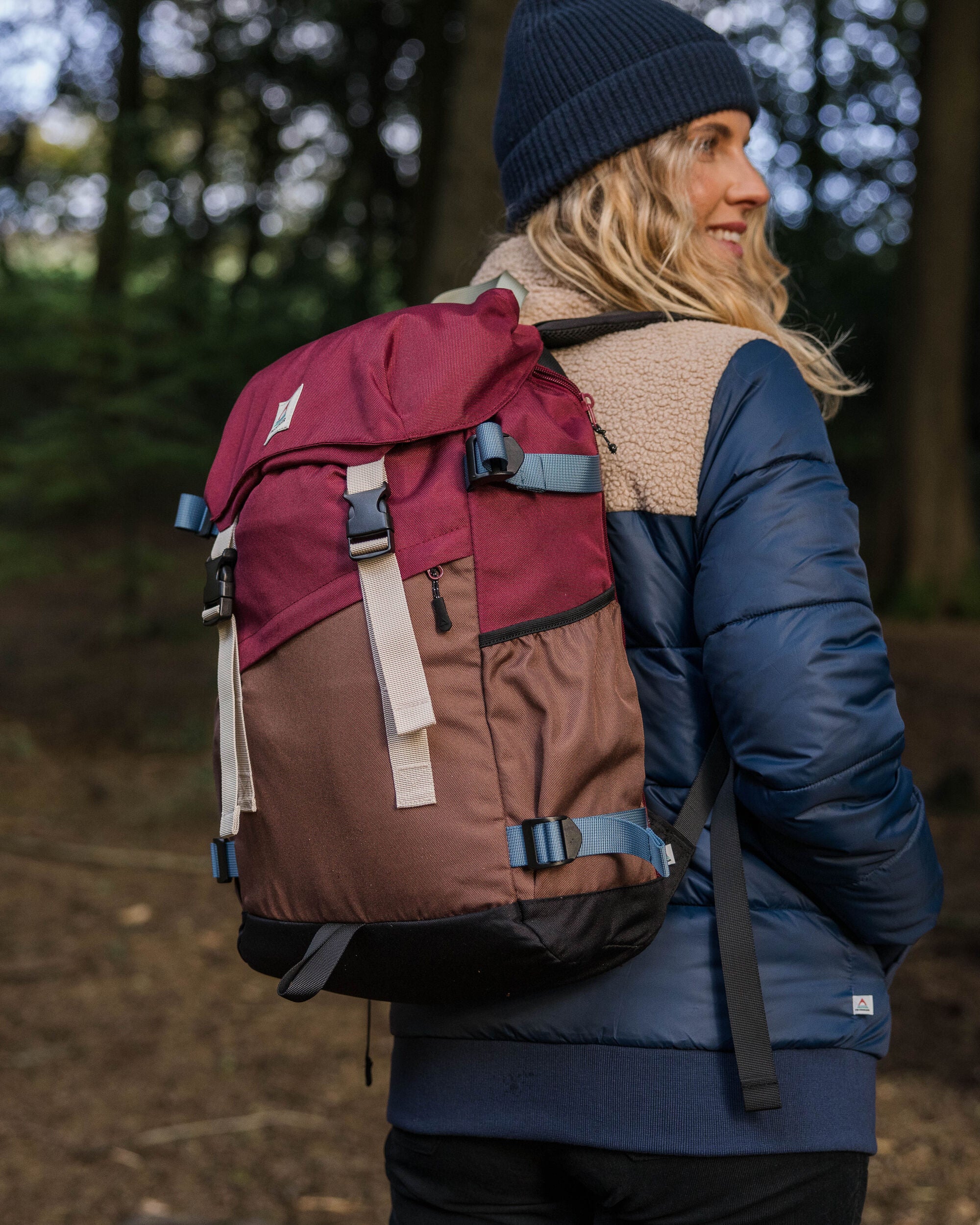 Boondocker 26L Backpack - Burgundy/Chestnut - Image 3