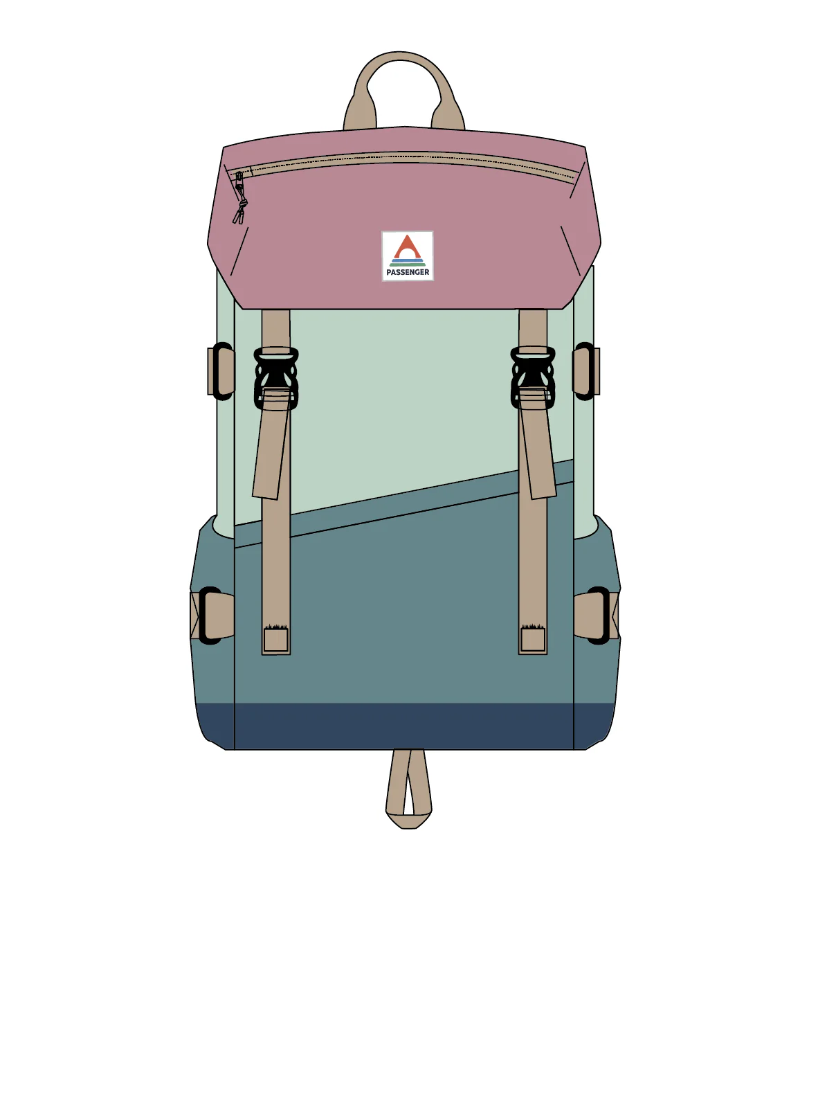 Boondocker 26L Backpack - Pink Haze Multi - Image 8