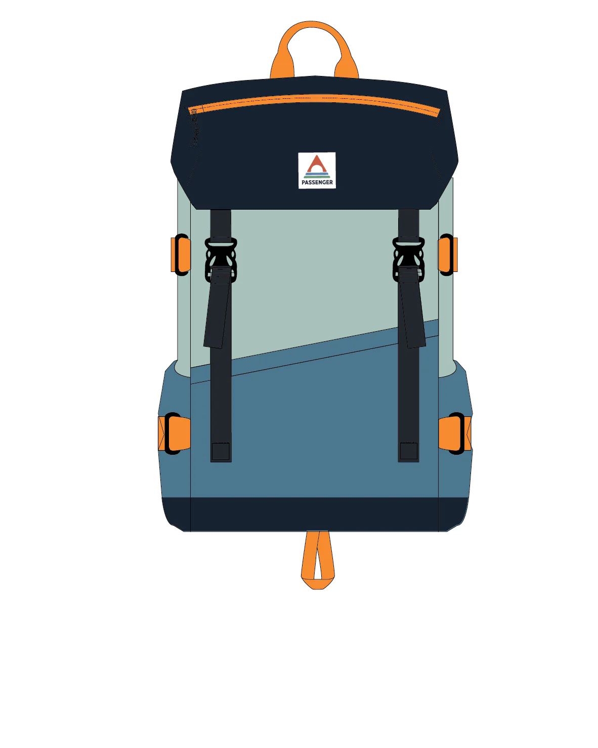 Boondocker 26L Backpack - Rich Navy/Surf Spray/Moonlight Blue - Image 11