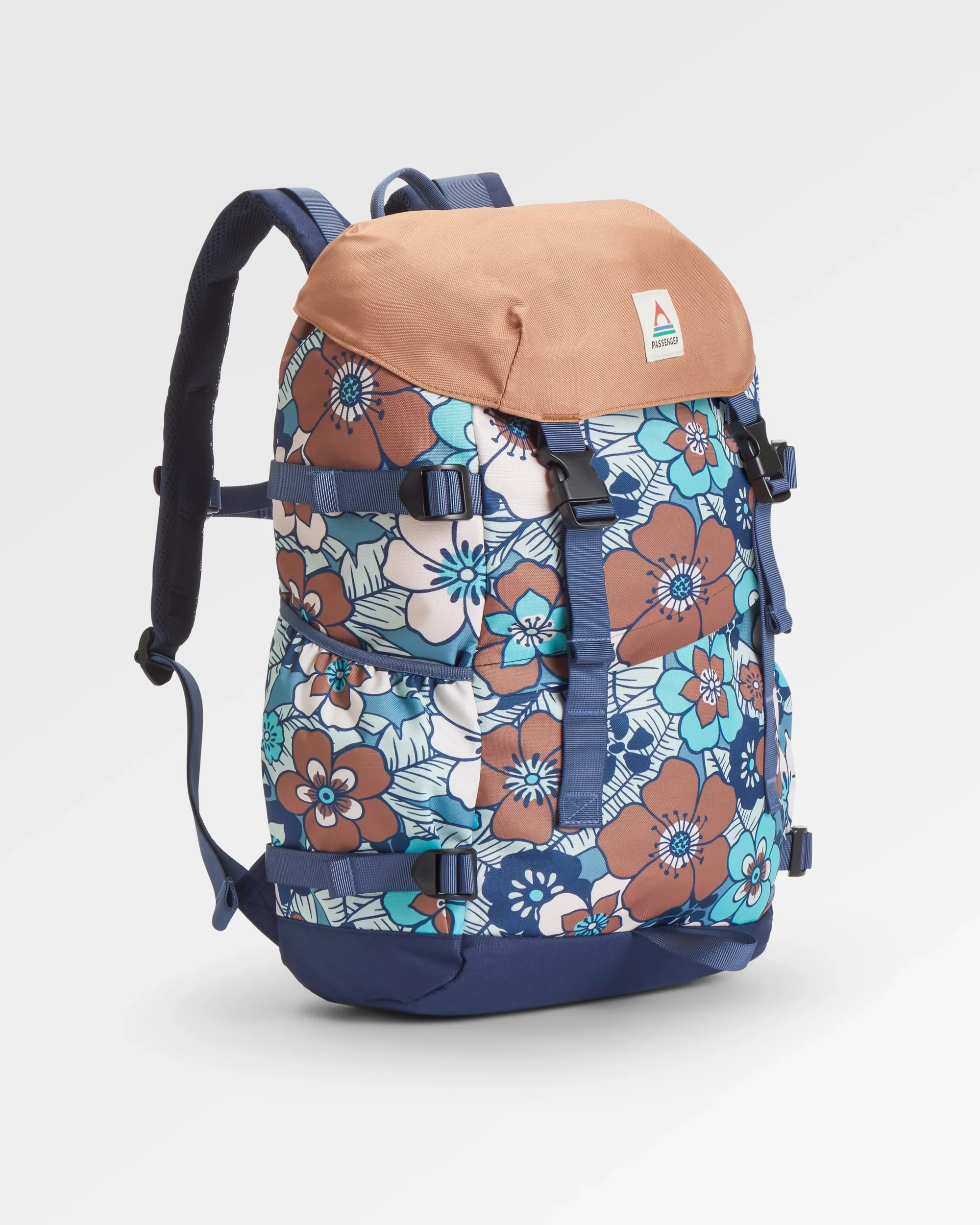 Boondocker Recycled 26L Backpack - Vintage Floral Aqua - Image 2