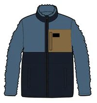 Born Explorer Polar-Lined Sherpa Fleece - Blue Steel - Image 12