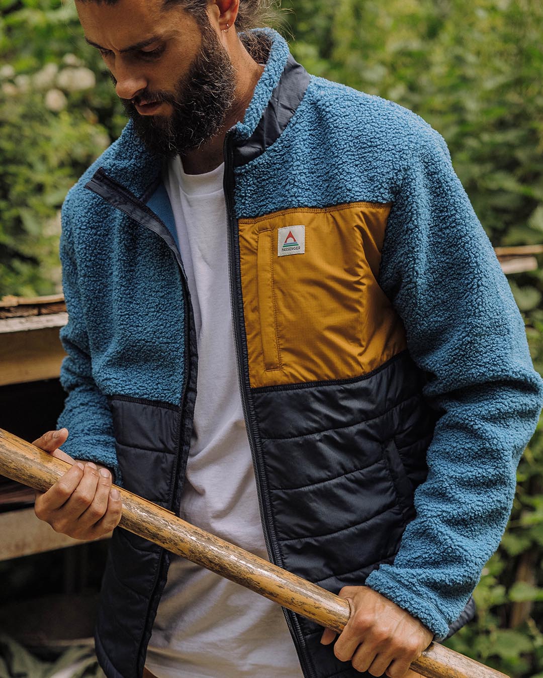 Born Explorer Polar-Lined Sherpa Fleece - Blue Steel - Image 5
