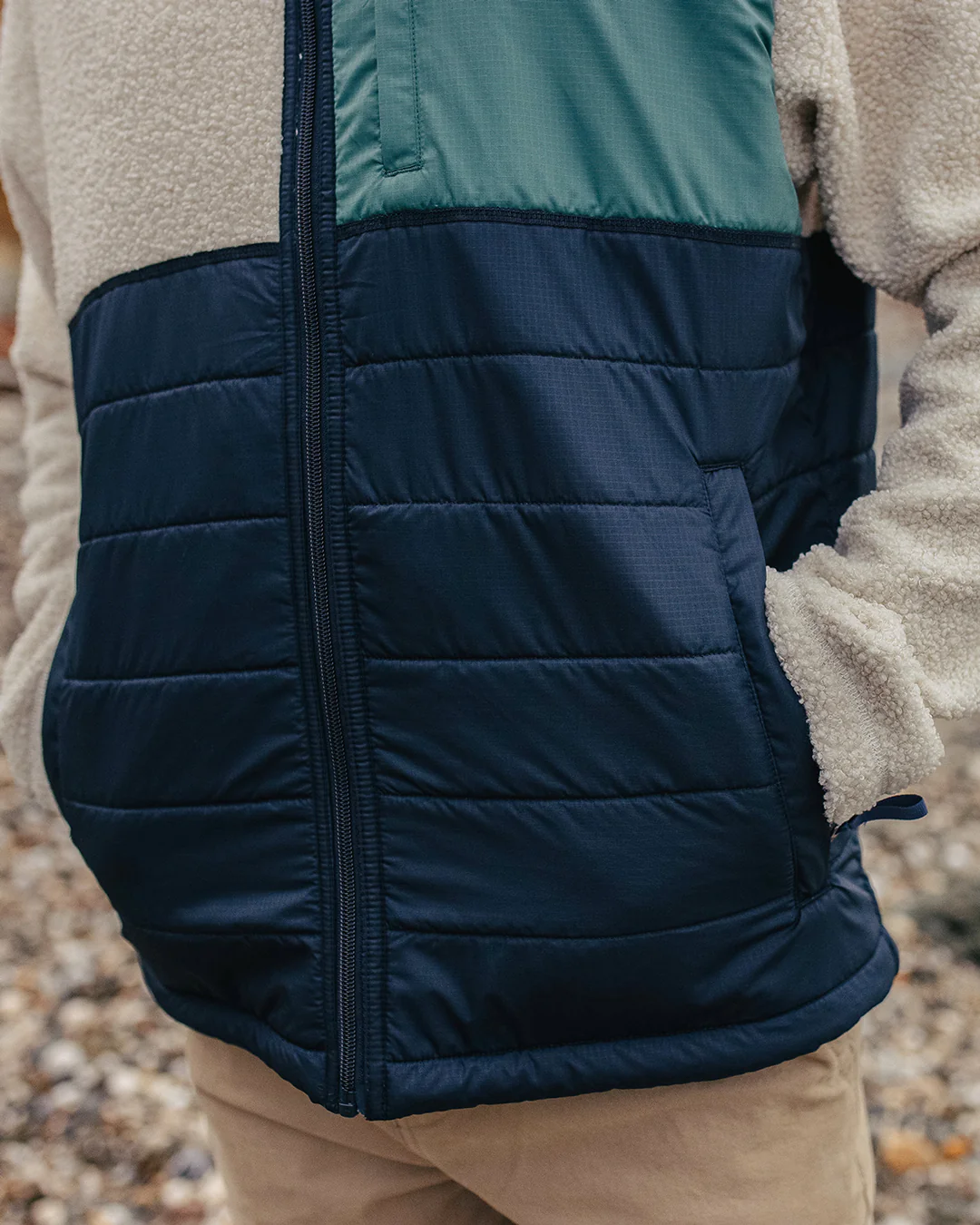 Born Explorer Polar-Lined Sherpa Fleece - Birch - Image 4