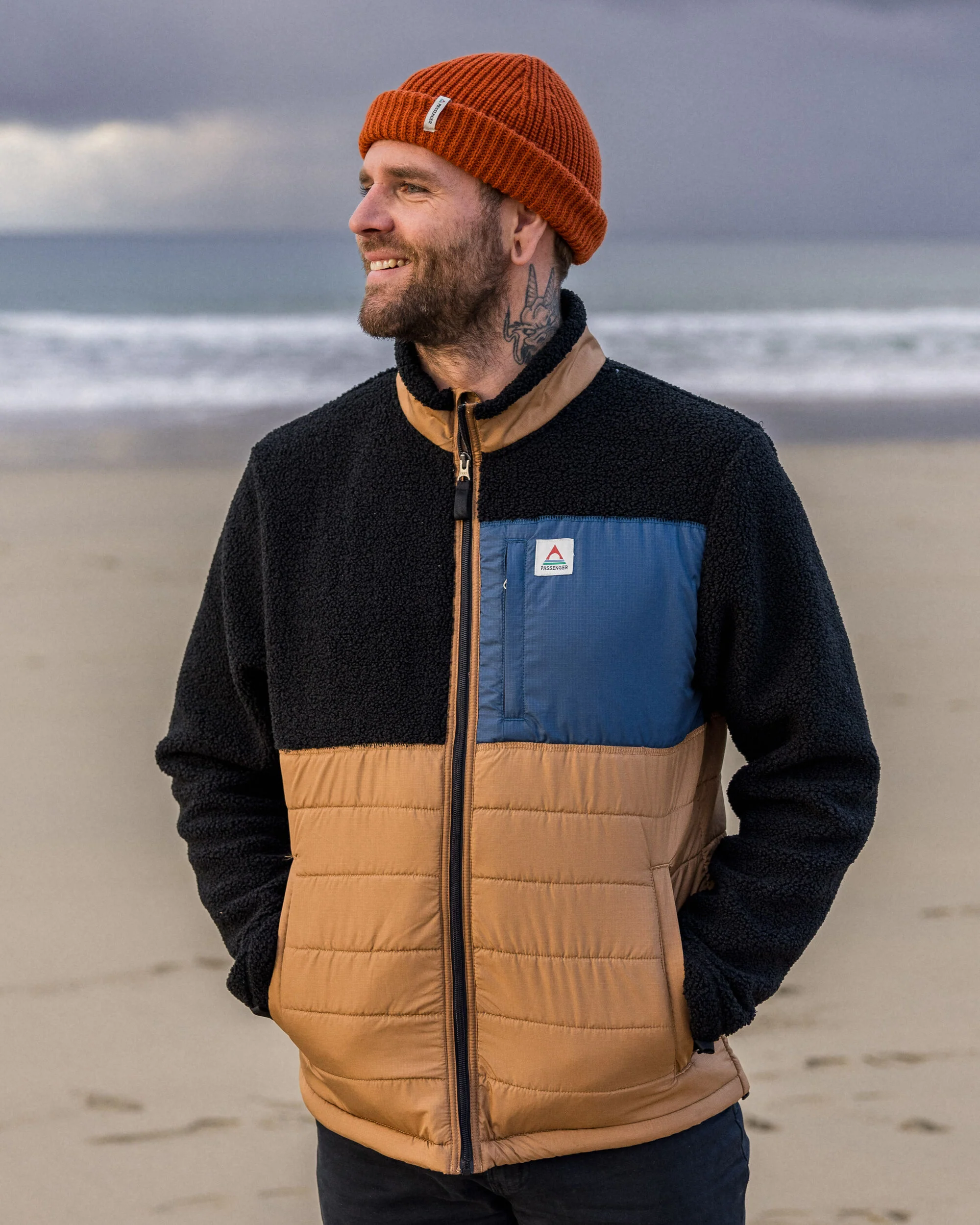 Born Explorer Polar-Lined Sherpa Fleece - Black - Image 2