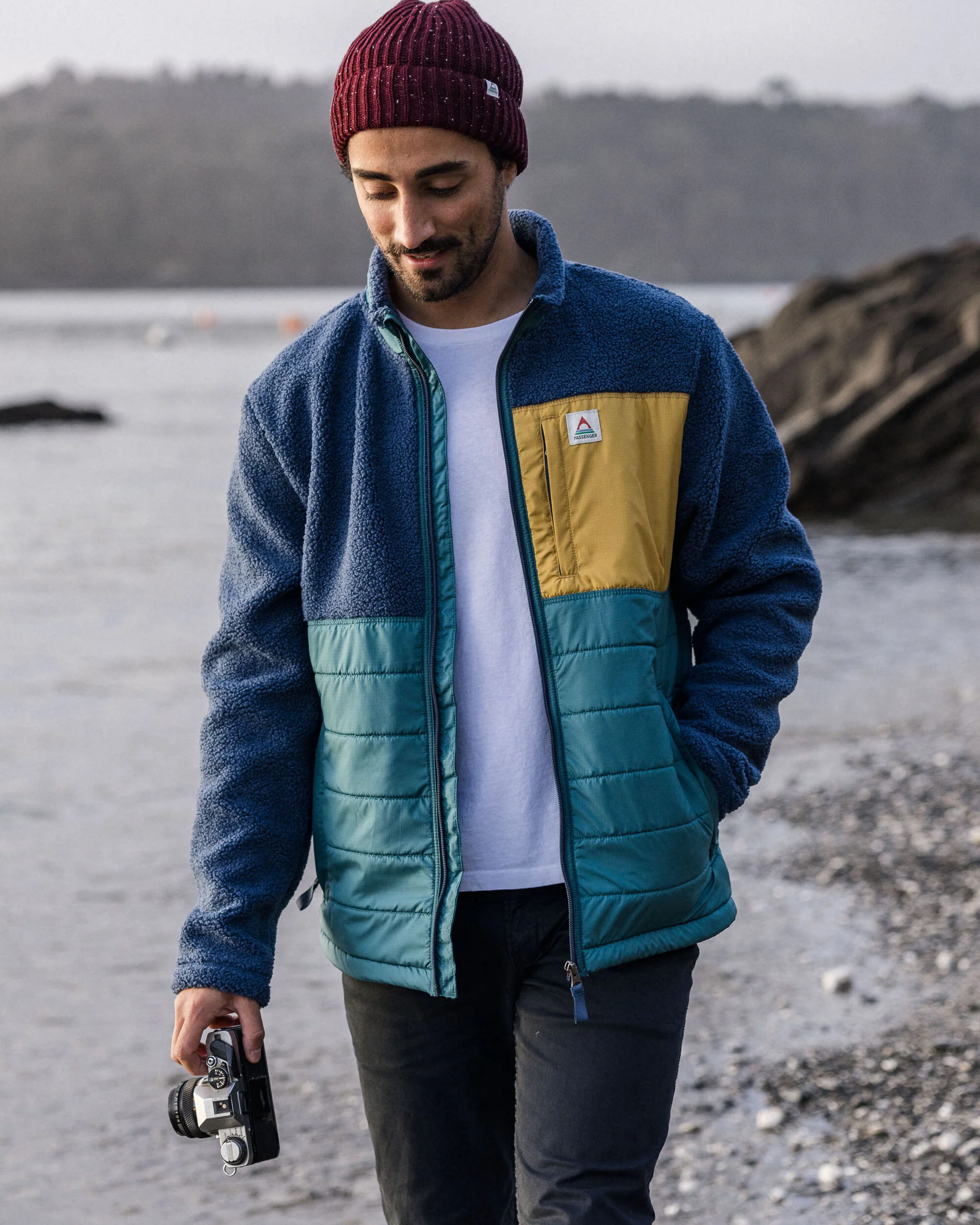 Born Explorer Polar-Lined Sherpa Fleece - Dark Denim - Image 5