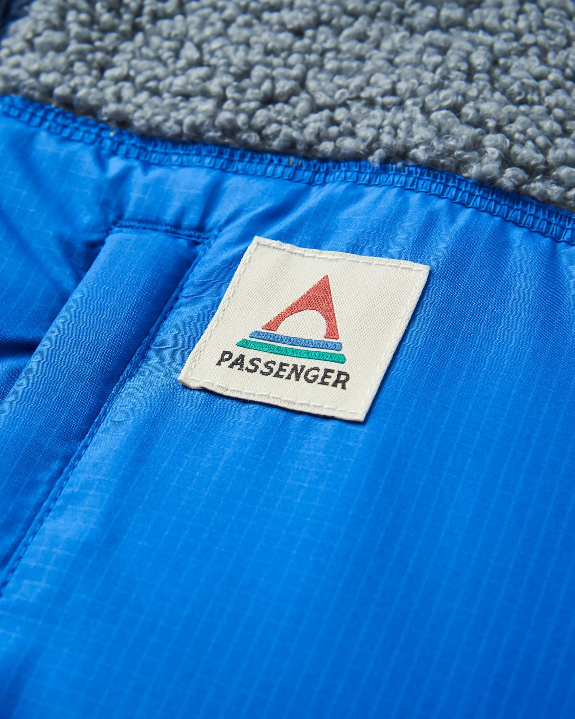 Born Explorer Polar-Lined Sherpa Fleece - Rich Navy/Storm Grey - Image 2