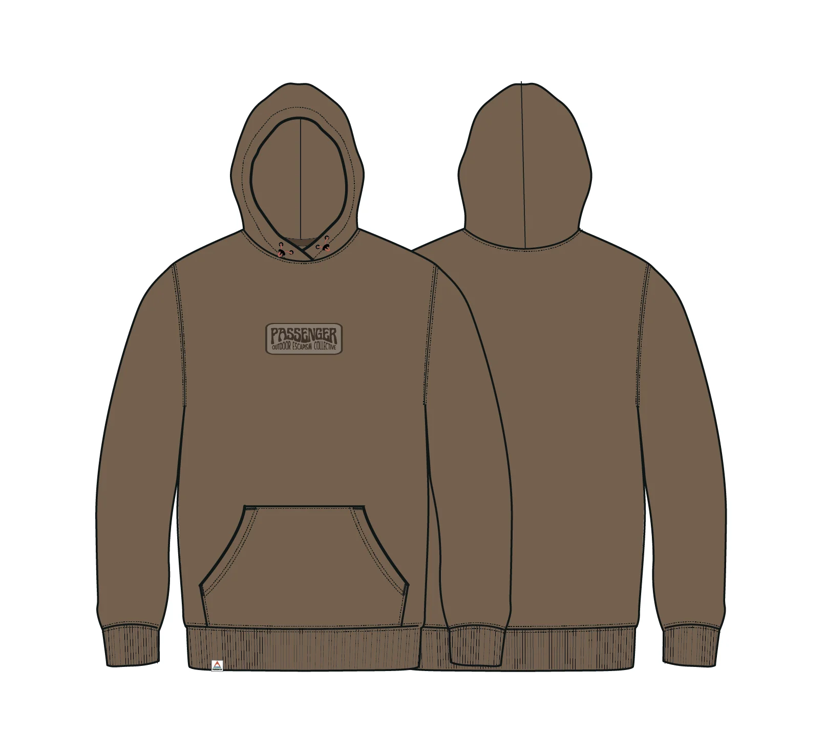 Boundless Relaxed Fit Hoodie - Caramel Brown - Image 11