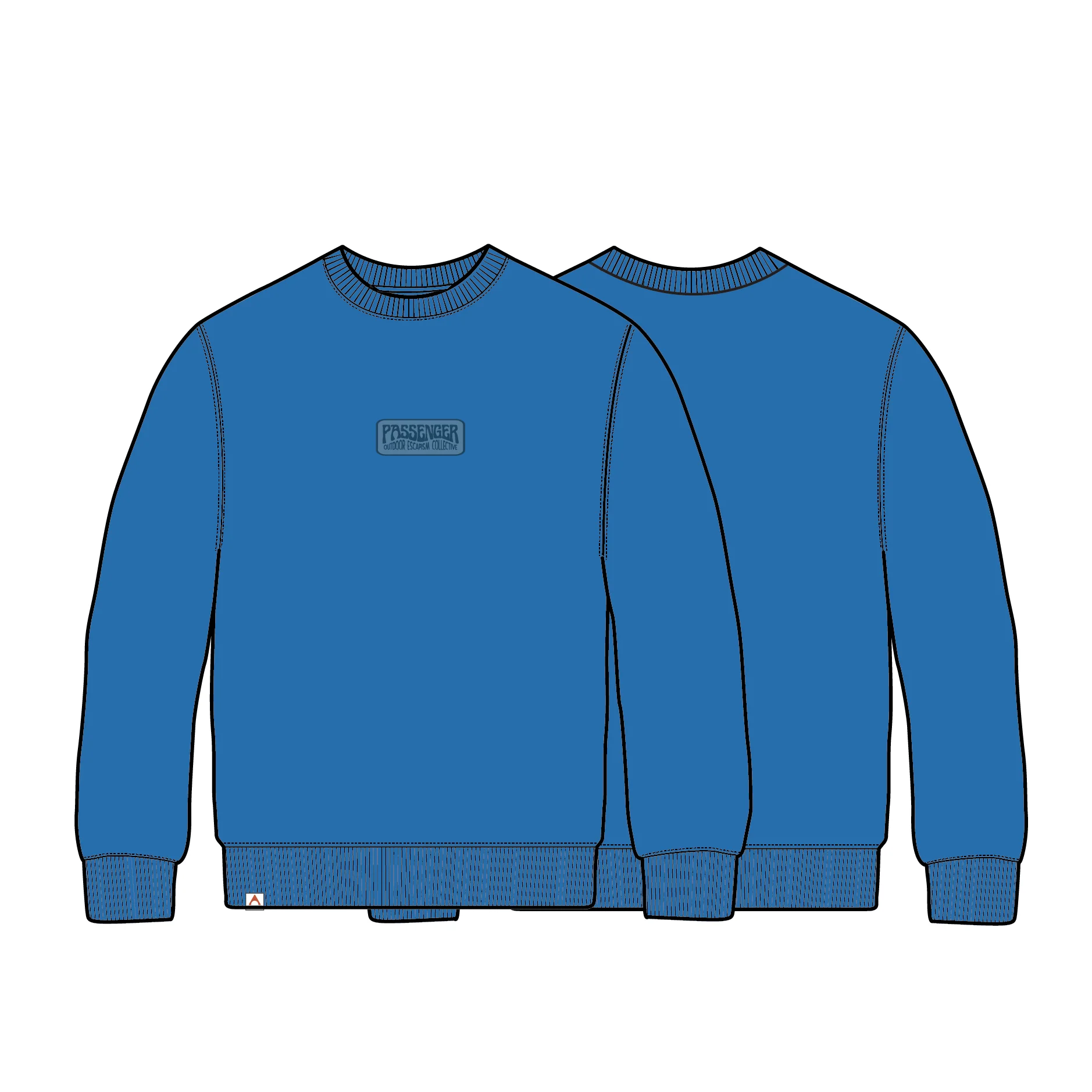 Boundless Relaxed Fit Sweatshirt - Marine Blue - Image 6