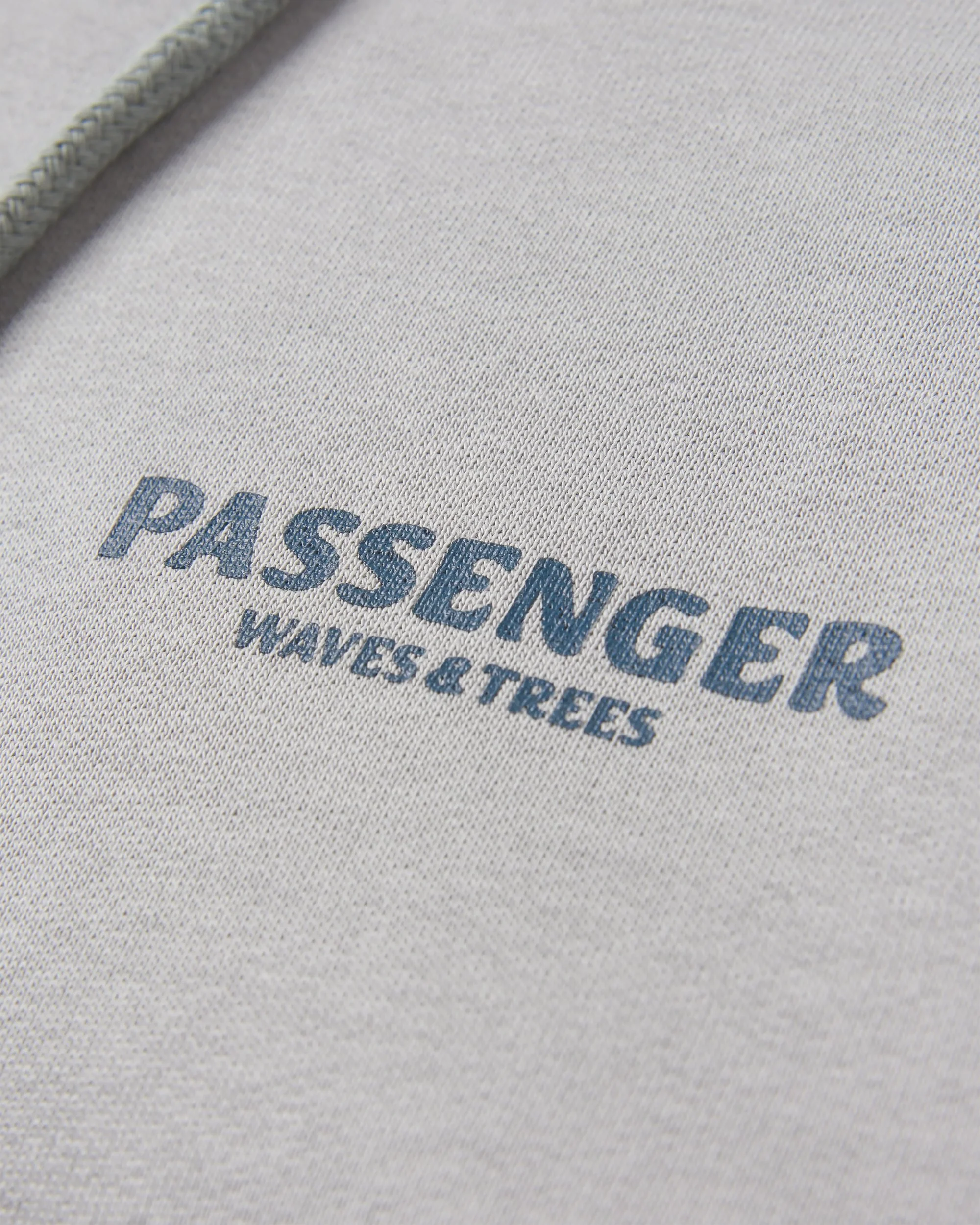 Waves & Trees Organic Cotton Hoodie - Steel Grey - Image 6