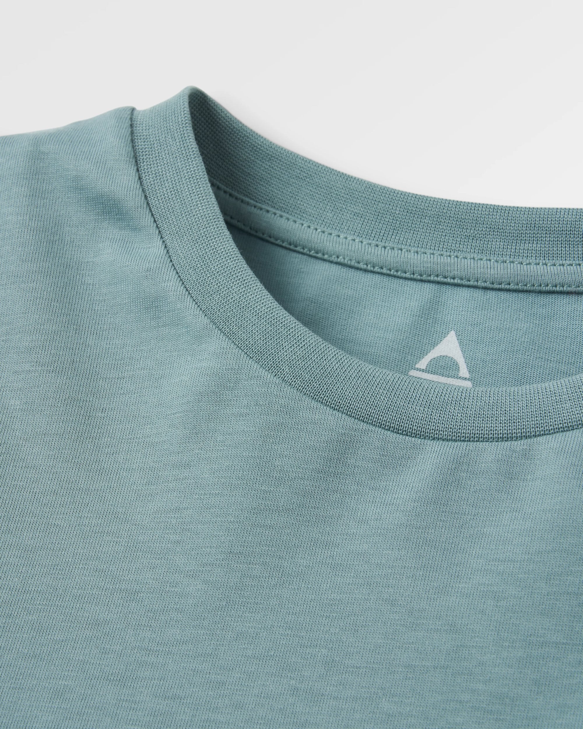 Waves & Trees Organic Cotton LS T-Shirt - Stormy Sea - Image 6