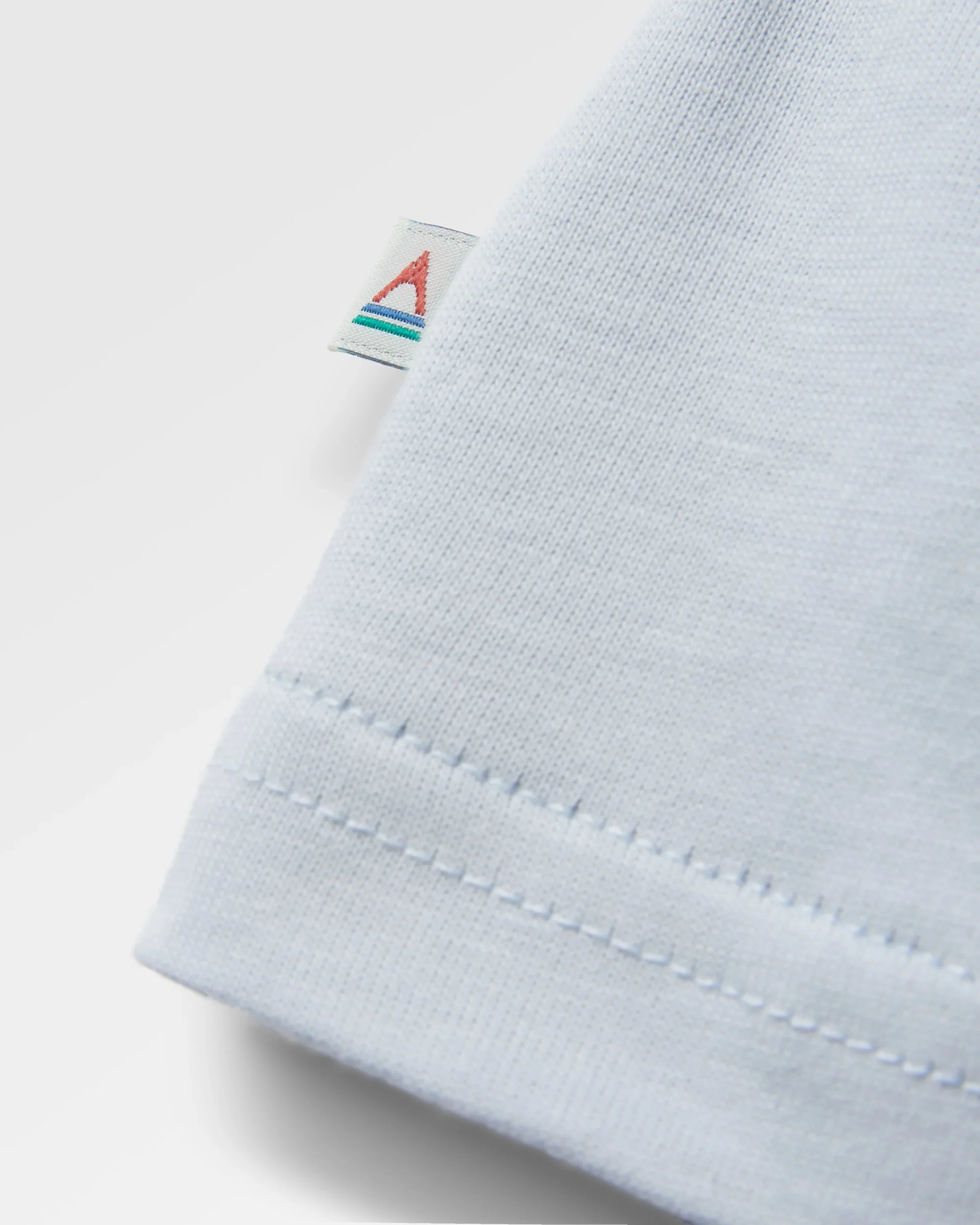 Waves & Trees Organic Cotton T-Shirt - Grey Blue - Image 6