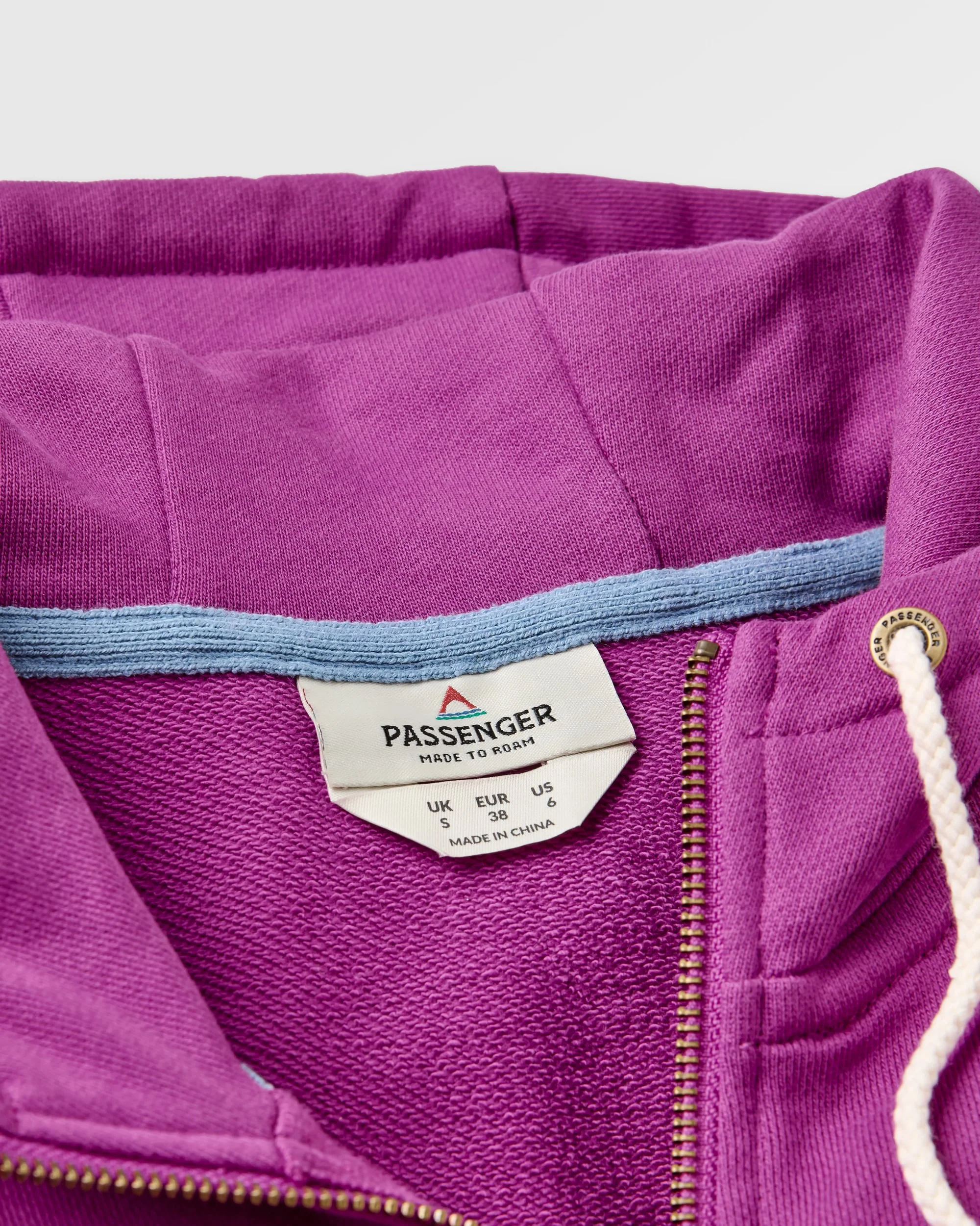 Brooke Zip Hoodie - Wild Berry - Image 2