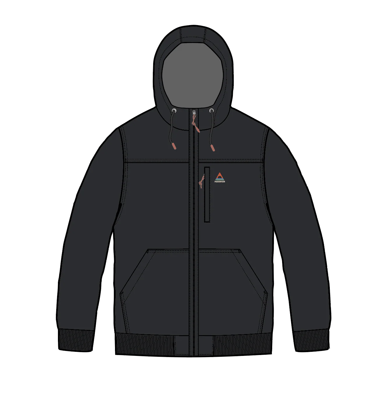 Bundoran Jacket - Black - Image 8