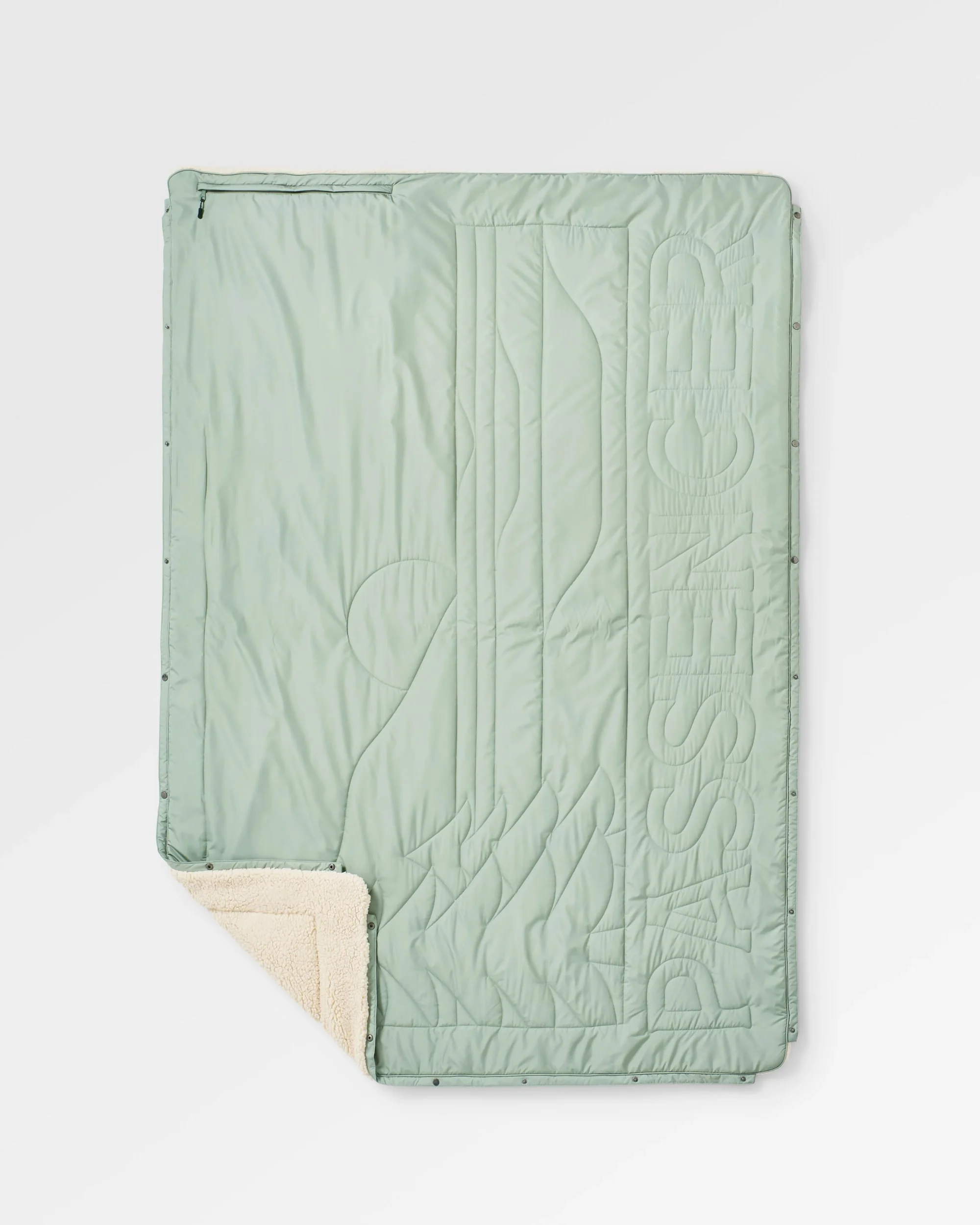 Cabin Sherpa Blanket - Pistachio - Image 2