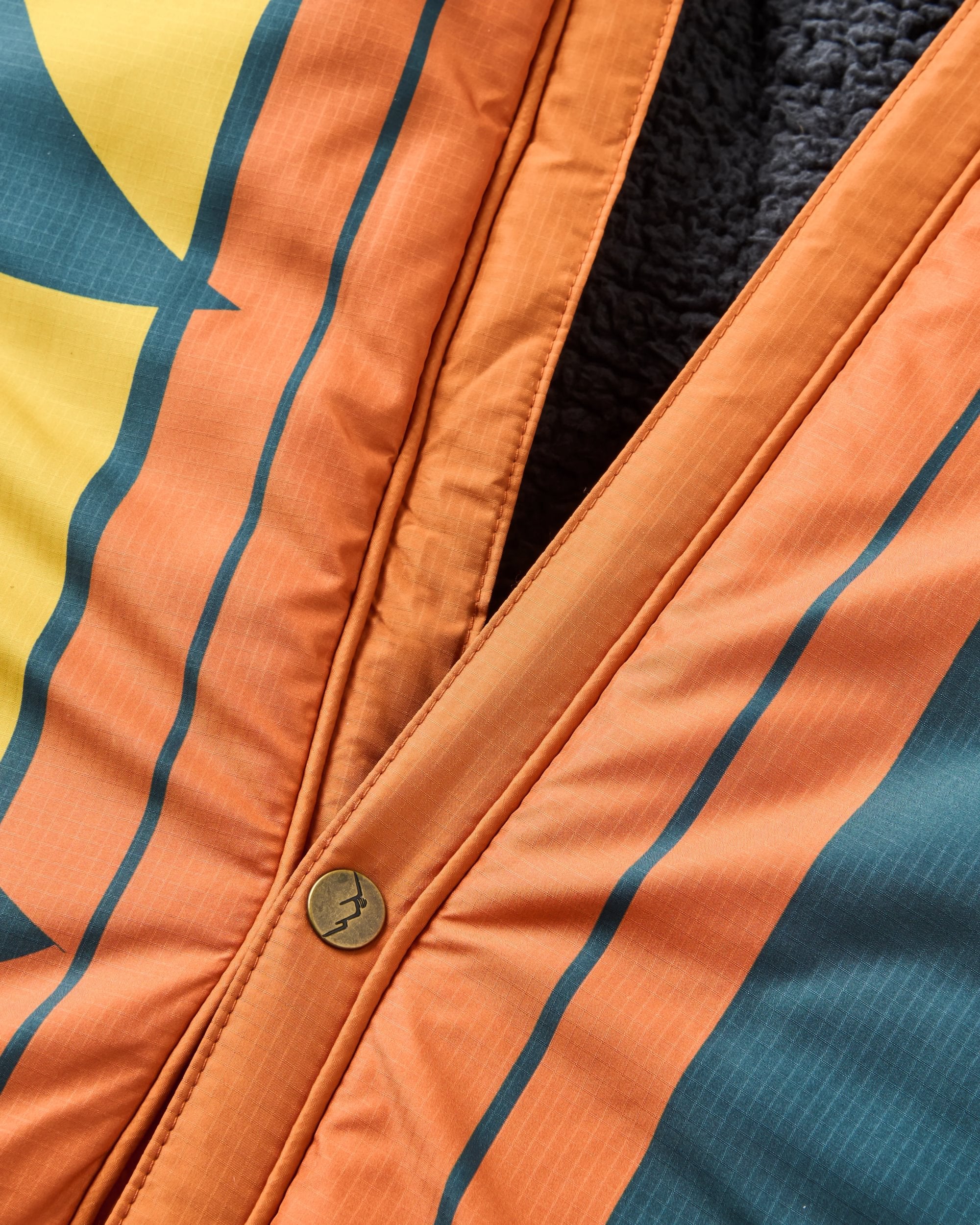 Cabin Sherpa Blanket - Retro Orange - Image 9