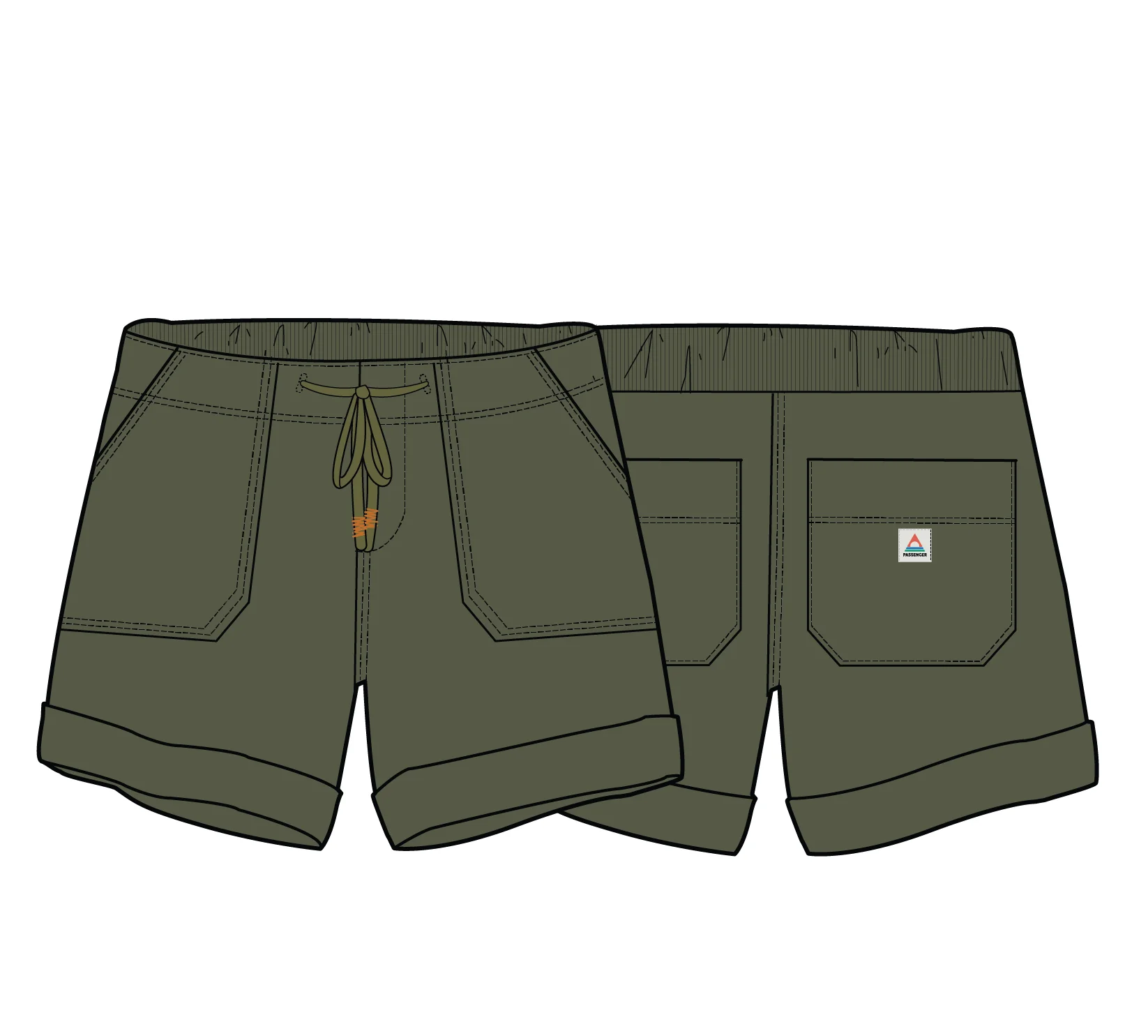 Carriso Short - Dusty Olive - Image 9