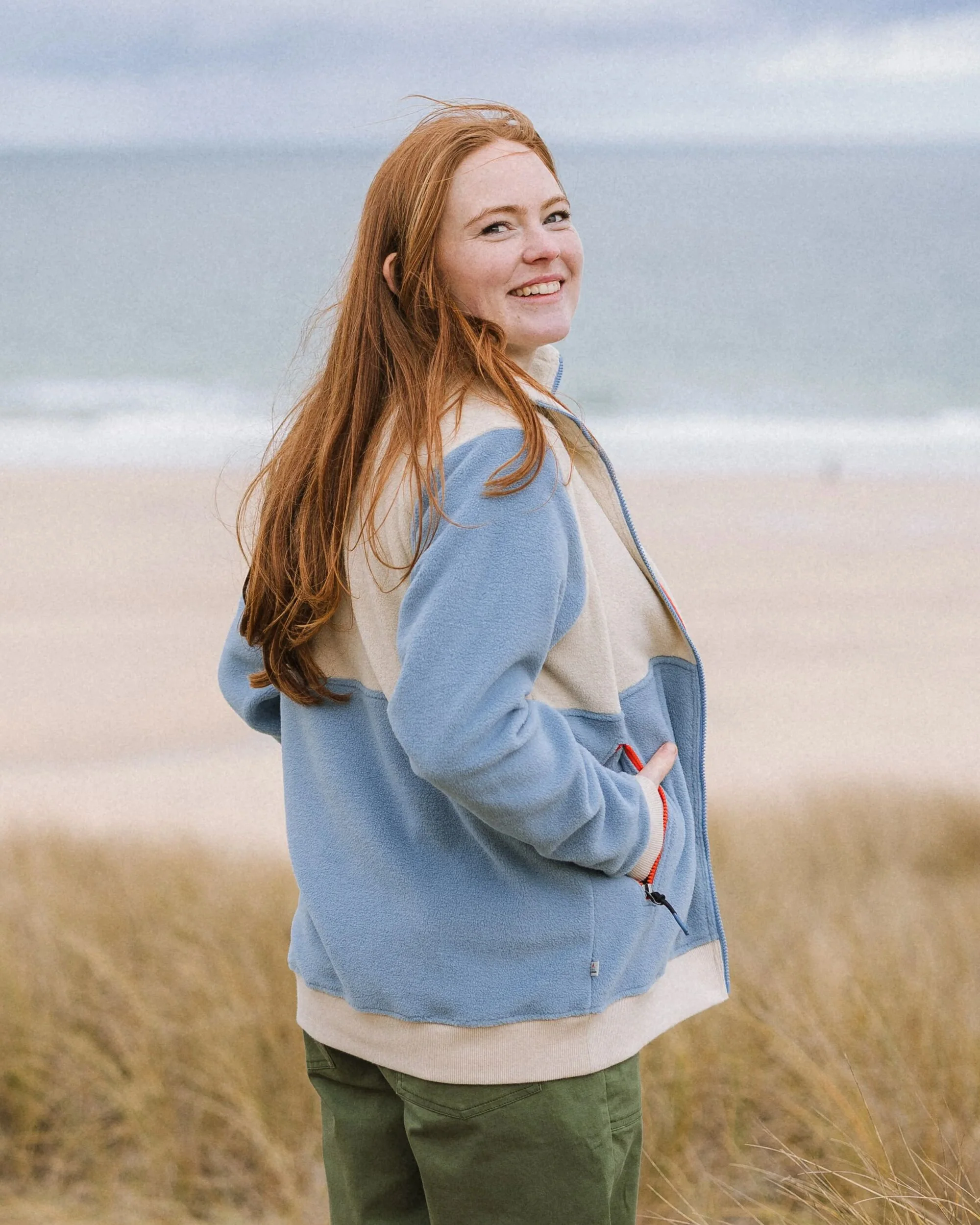 Caspian Polar Fleece - Faded Denim - Image 3
