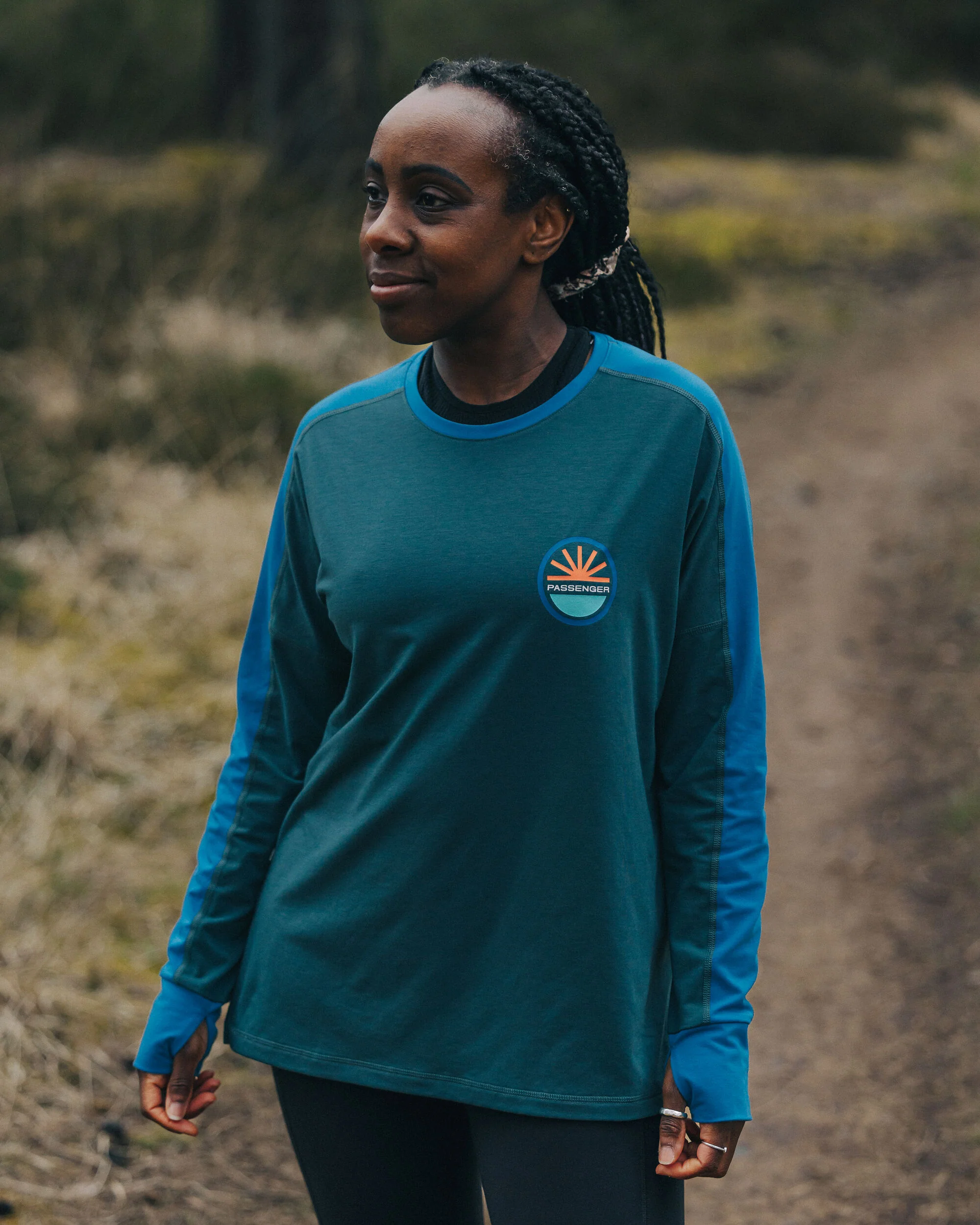 Chase The Light Drirelease® Active LS T-Shirt - Deep Ocean - Image 5