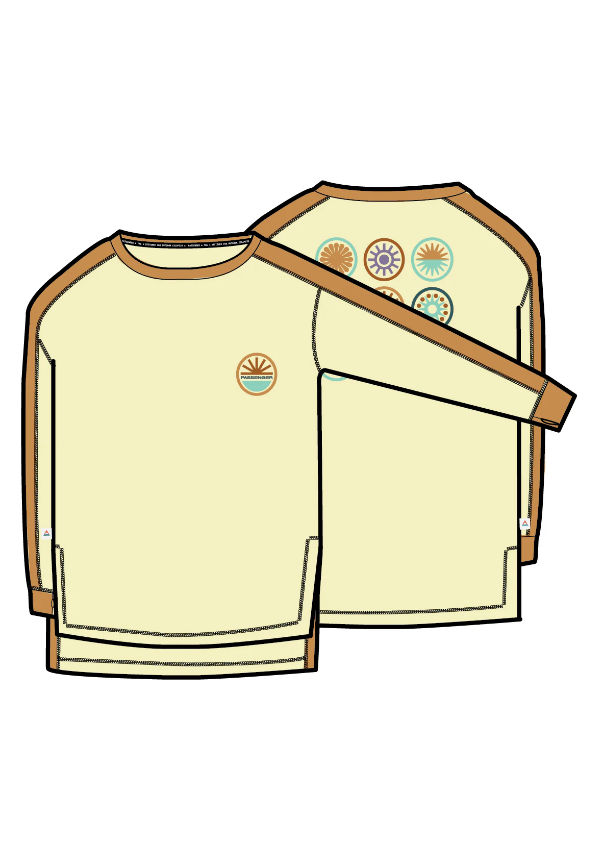 Chase The Light Drirelease® Active LS T-Shirt - Pale Yellow - Image 8
