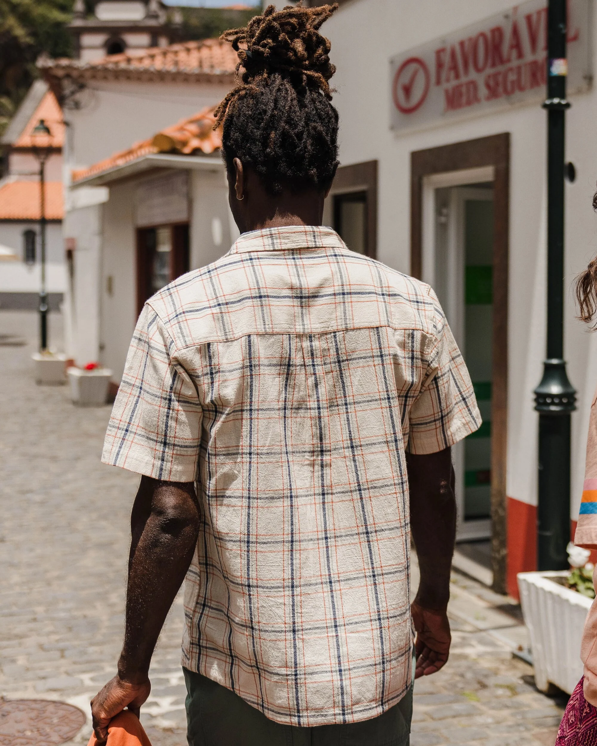 Chill Organic Cotton Check Shirt - Birch - Image 4