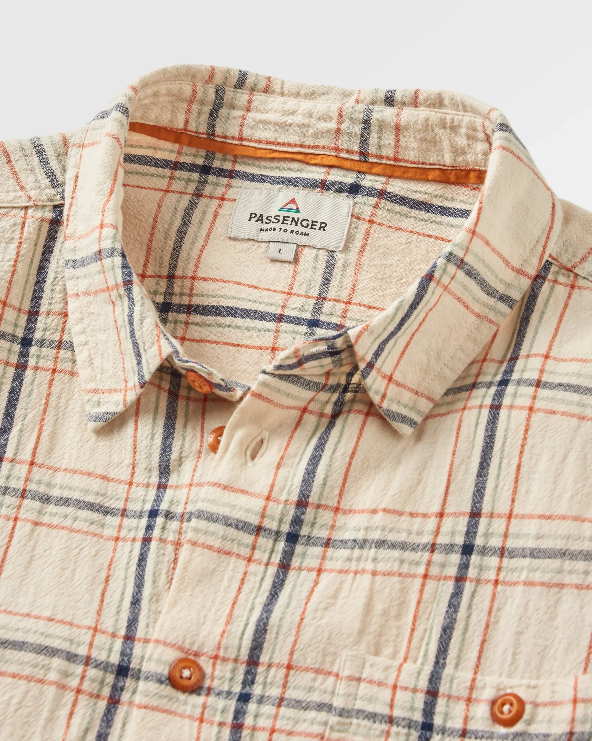 Chill Organic Cotton Check Shirt - Birch - Image 8