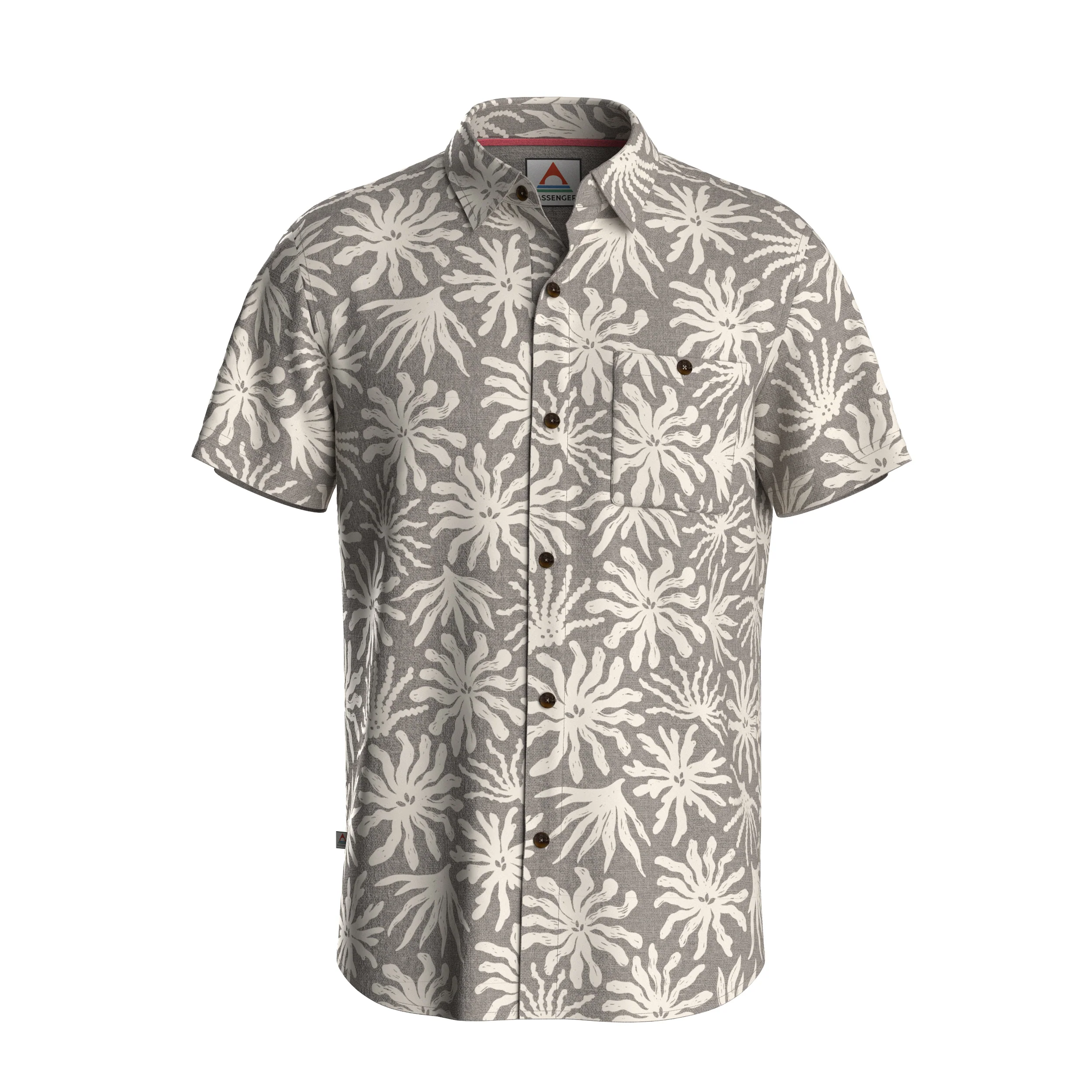Chill Short Sleeve Shirt - Seaweed Pebble Grey - Image 11