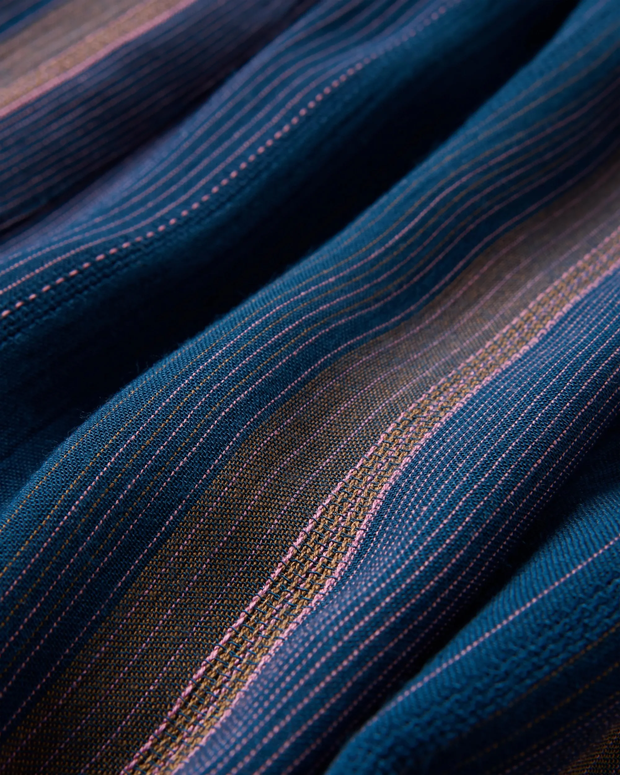 Clarity Short Skort Dress - Dark Denim Multi Stripe - Image 5