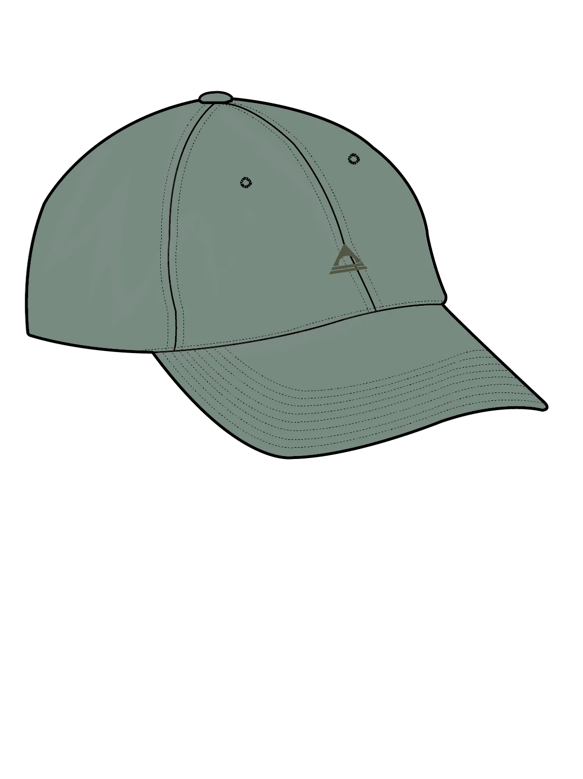 Classic Light 6 Panel Cap - Pistachio - Image 8