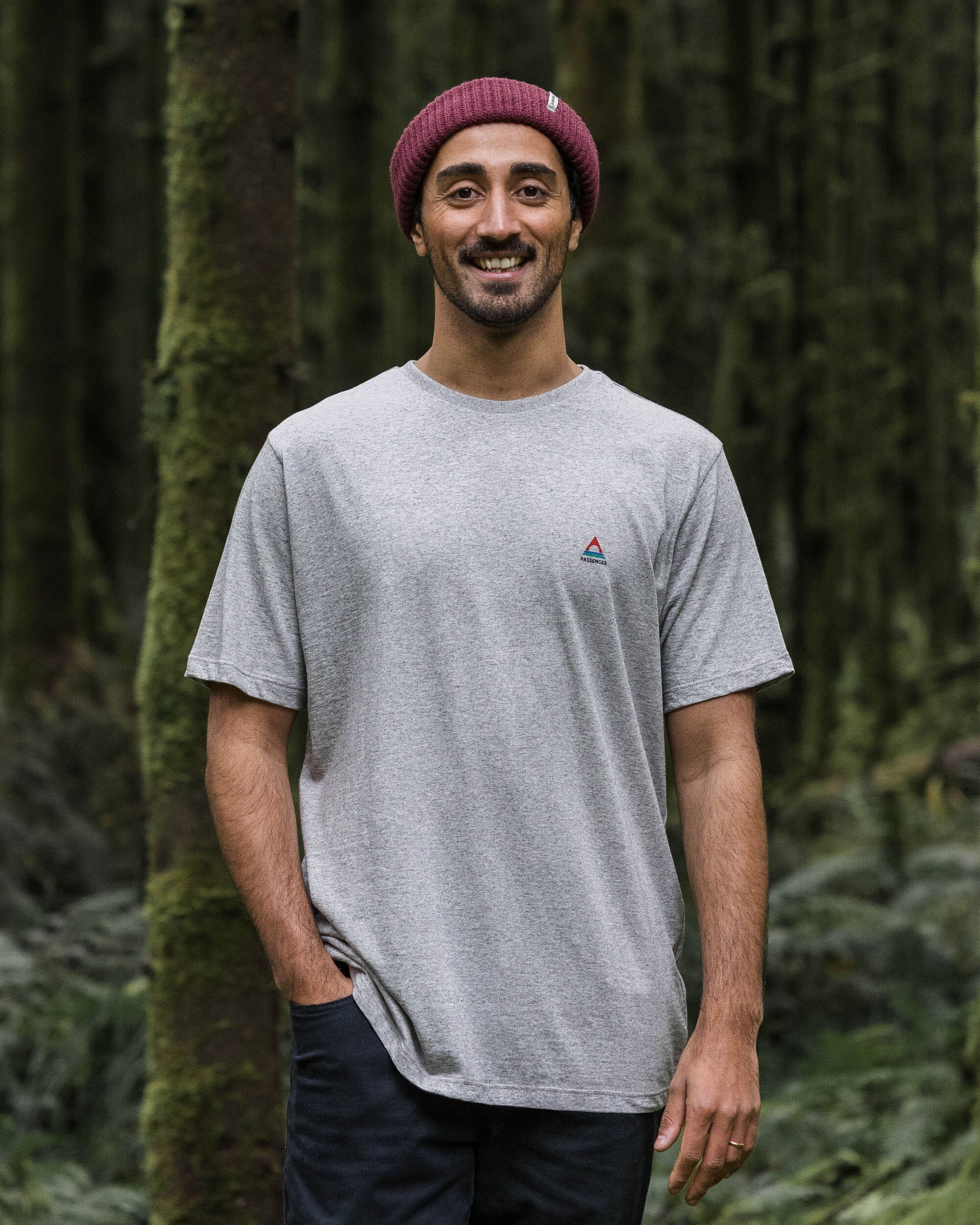 Classic Logo T-Shirt - Mid Grey Marl - Image 3