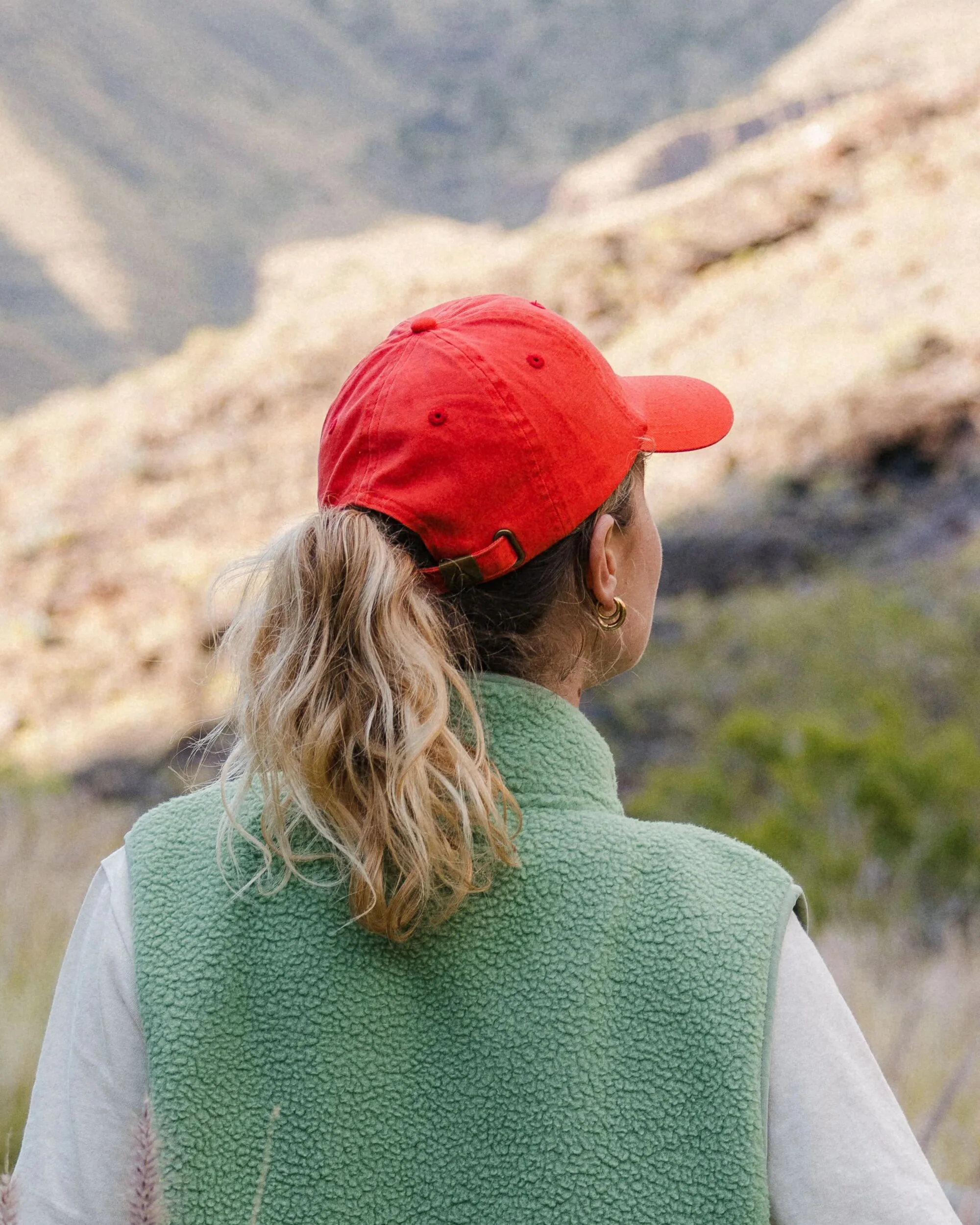 Classic 6 Panel Cap - Ember Orange - Image 3