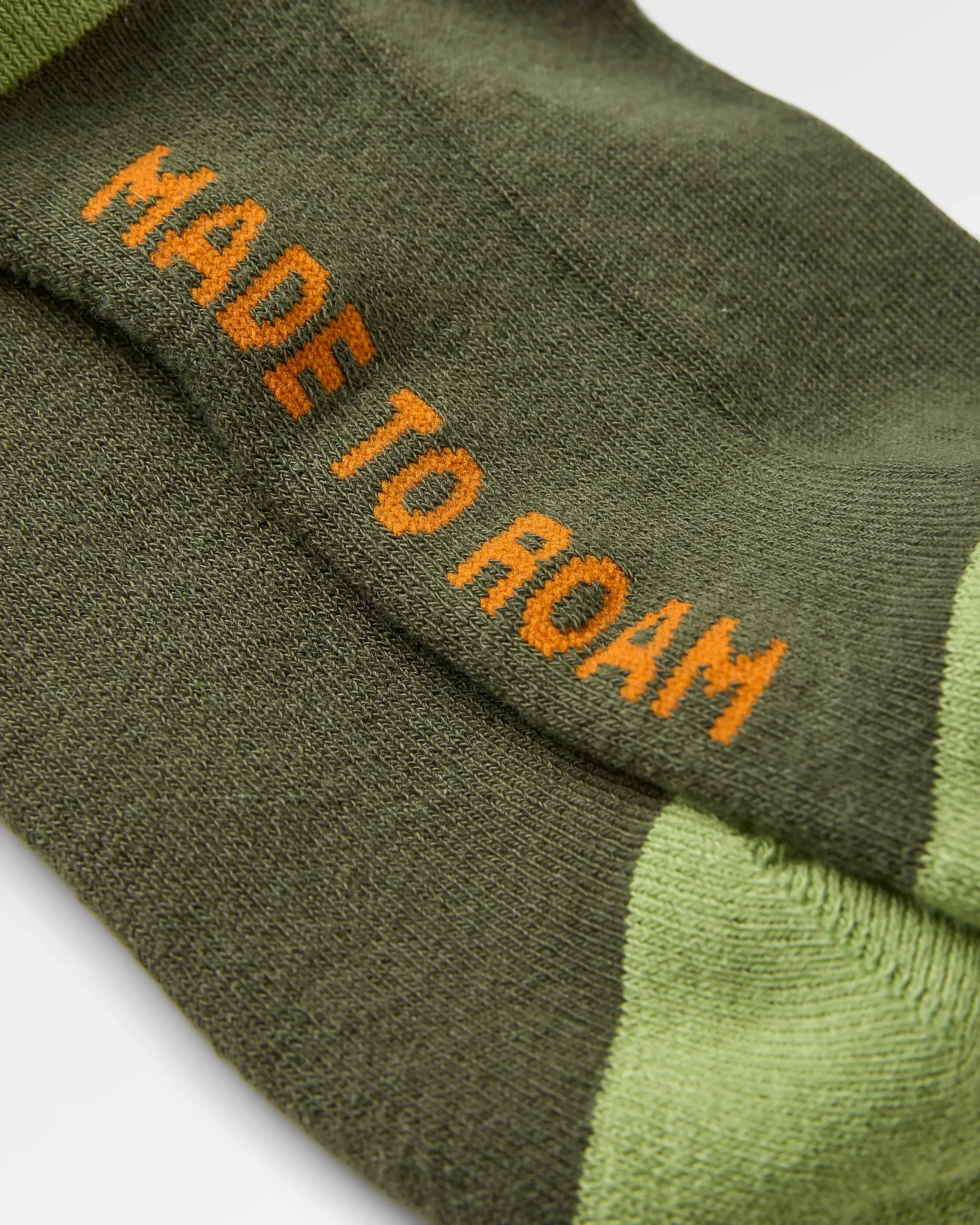 Classic Midweight Crew Socks - Khaki - Image 2