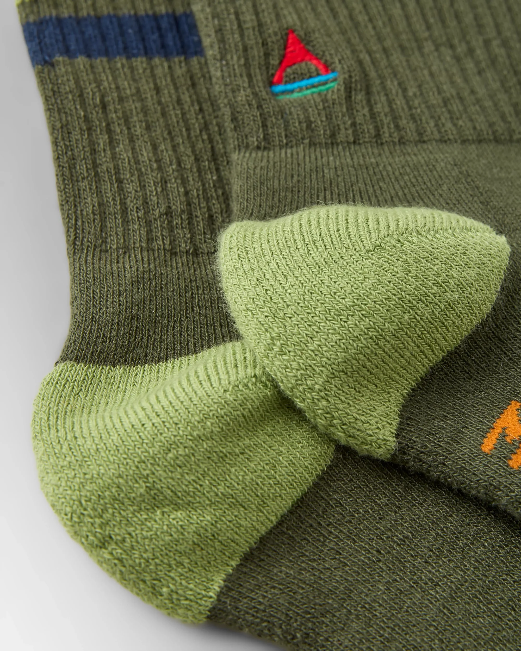 Classic Midweight Crew Socks - Khaki - Image 3