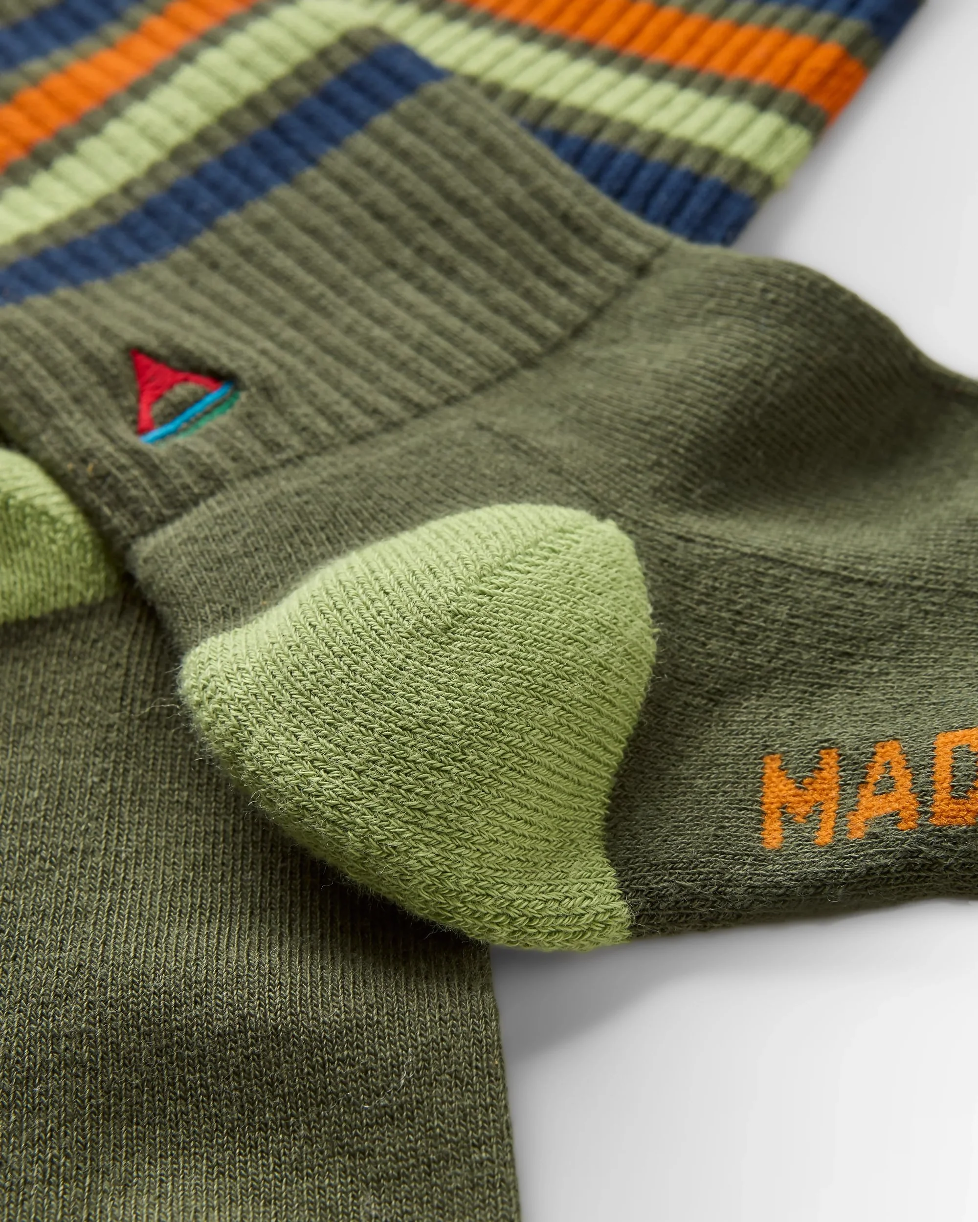 Classic Midweight Crew Socks - Khaki - Image 5