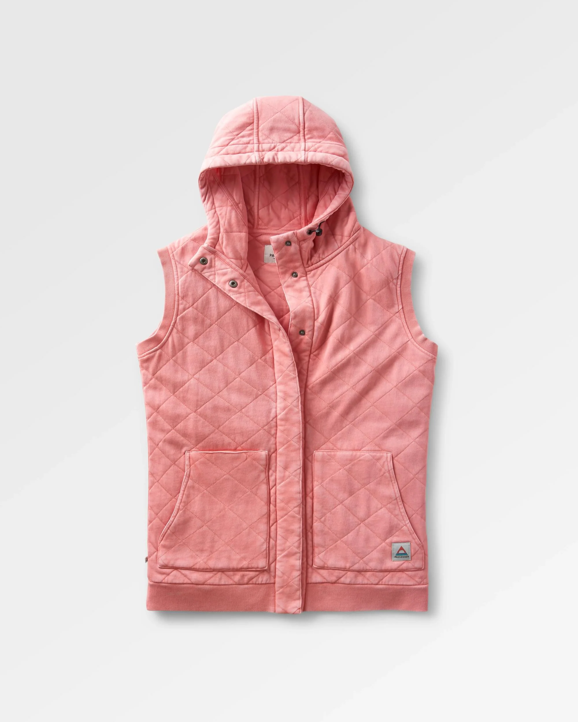 Clementine Quilted Vest - Shell Pink - Image 2