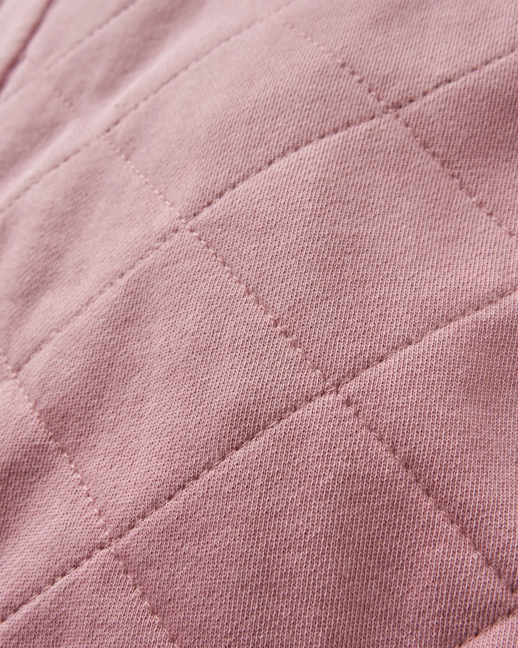 Clementine Quilted Popper Up Hoodie - Pink Haze - Image 7