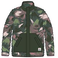 Clover Sherpa Fleece - Abstract Mountain Fir Tree - Image 11